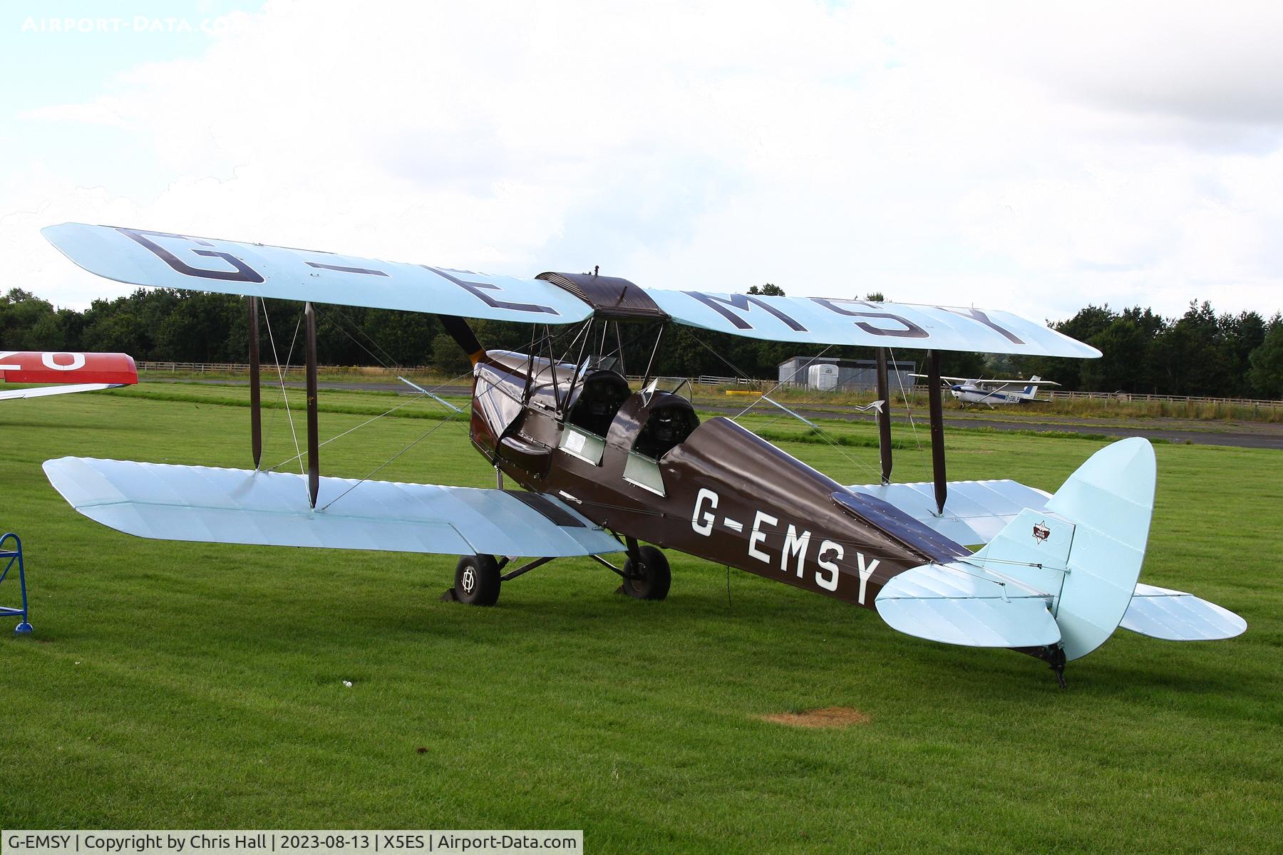 G-EMSY, 1940 De Havilland DH-82A Tiger Moth II C/N 83666, Eshott