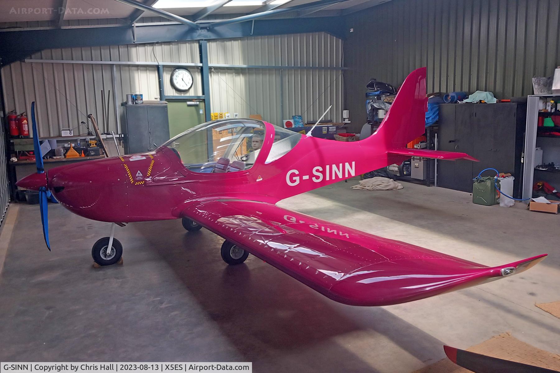 G-SINN, 2014 Aerotechnik EV-97 Eurostar C/N 2014-4203, Eshott