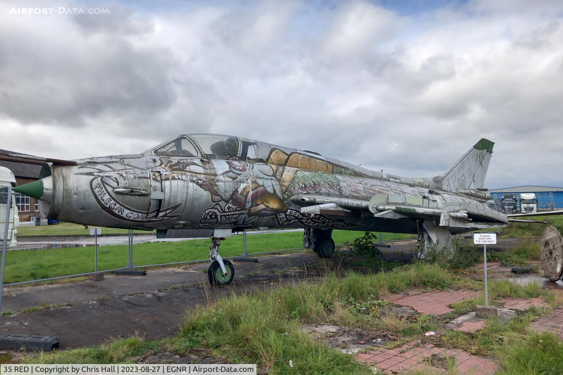 35 RED, Sukhoi Su-17M C/N 25102, Hawarden
