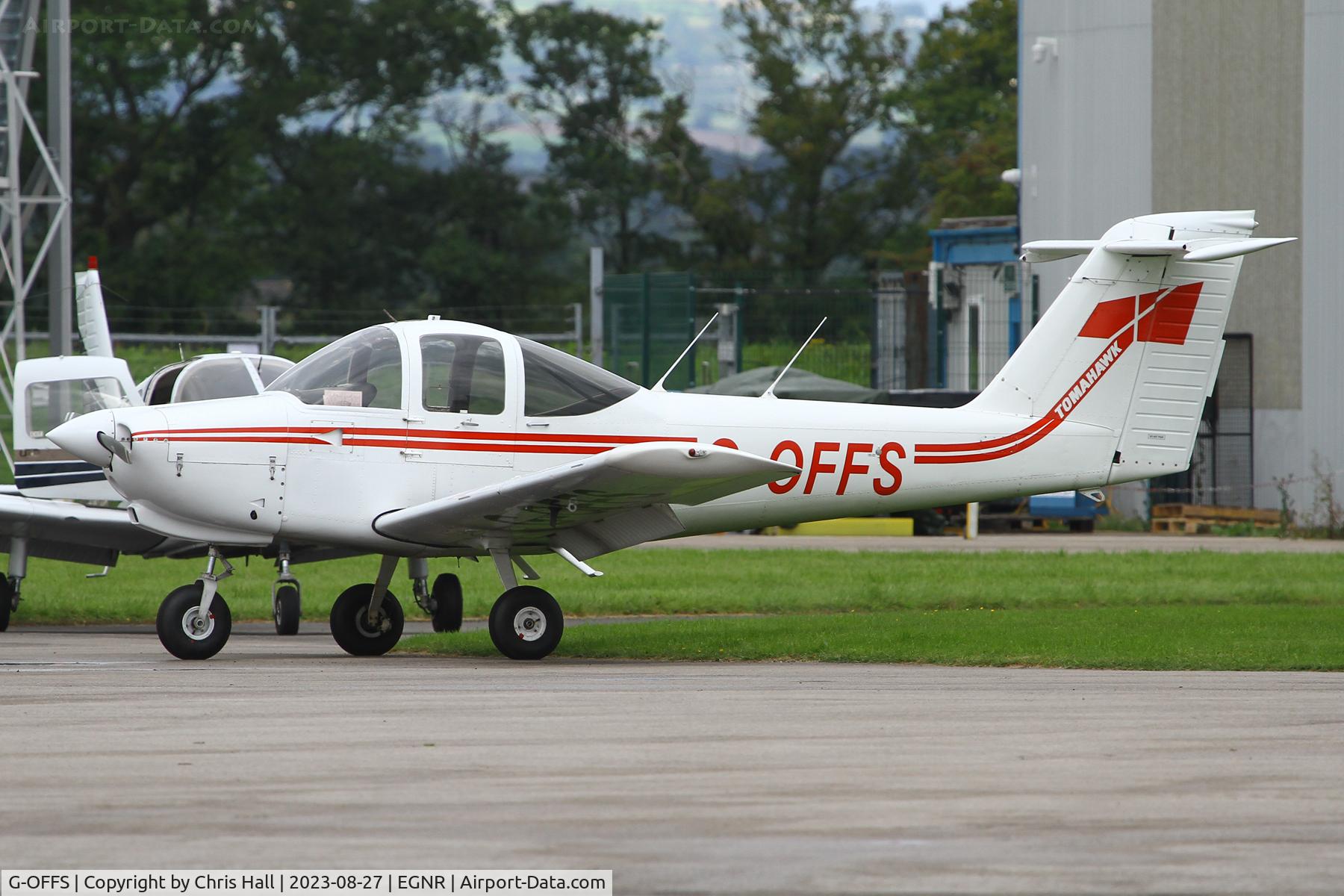 G-OFFS, 1978 Piper PA-38-112 Tomahawk Tomahawk C/N 38-78A0524, Hawarden