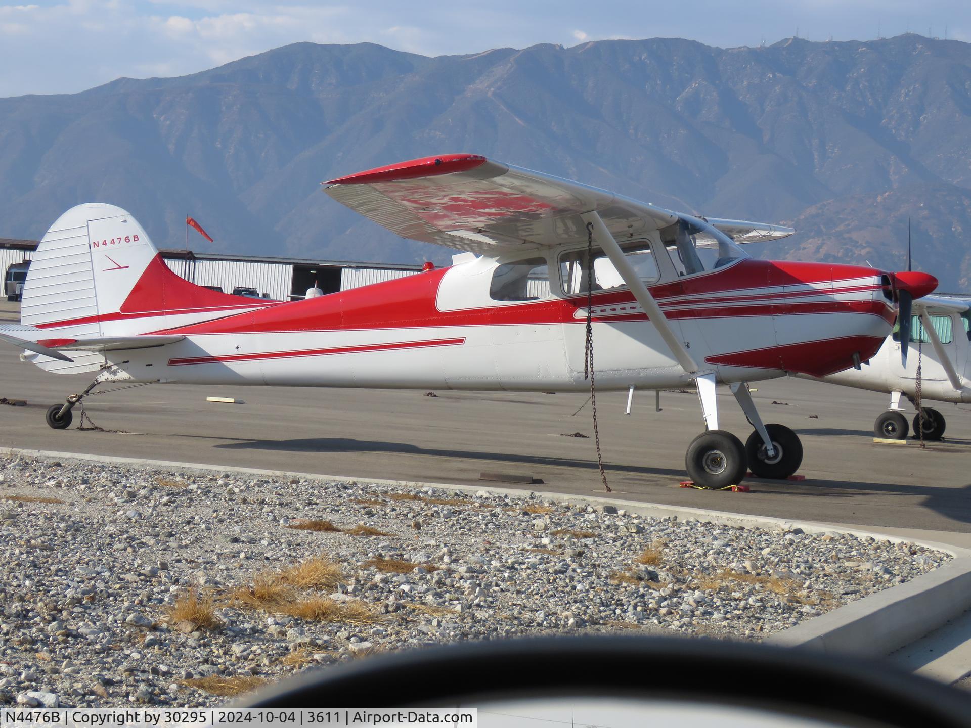 N4476B, 1955 Cessna 170B C/N 26820, Parked