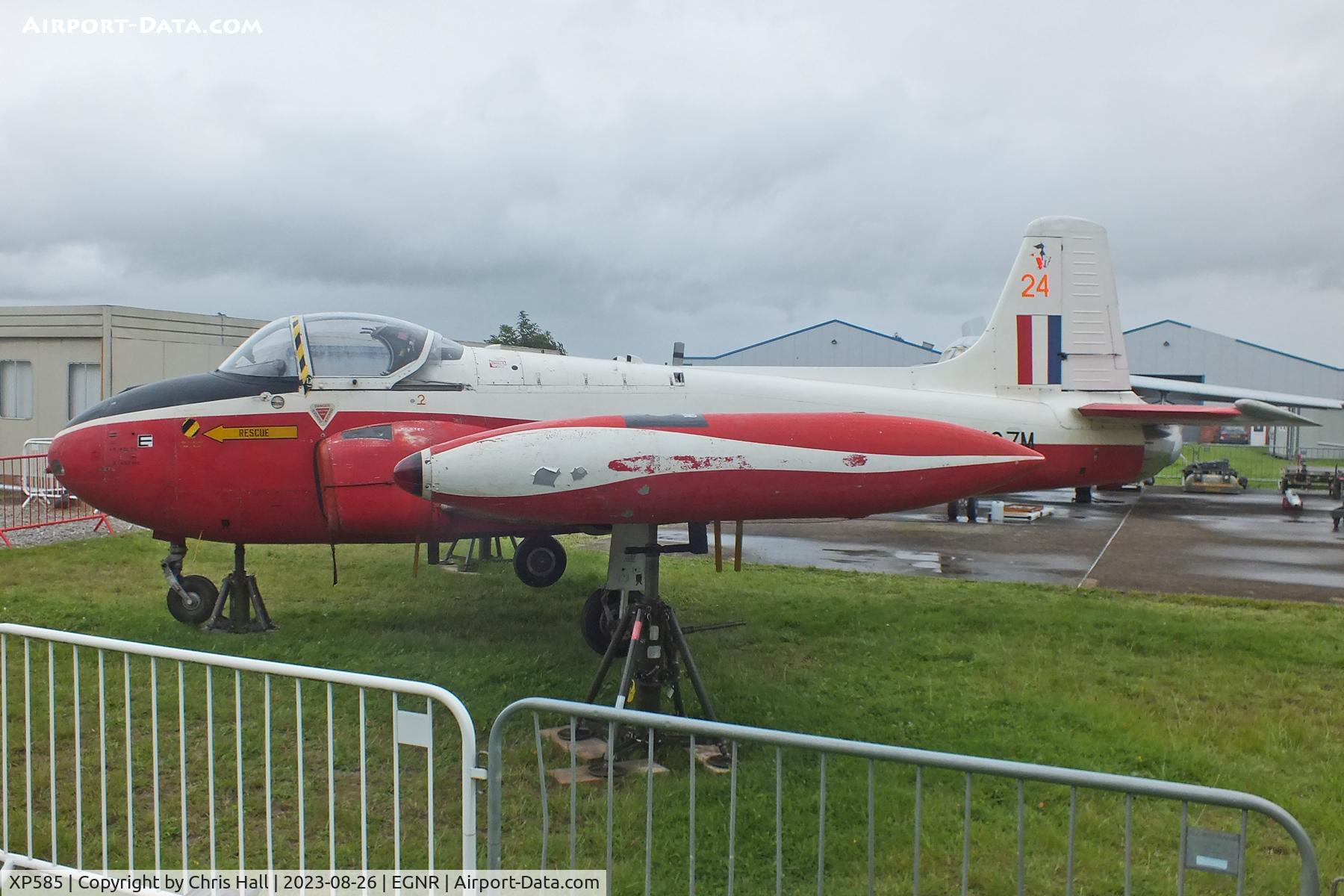 XP585, 1962 Hunting Jet Provost T4 C/N PAC/W/15986, Hawarden