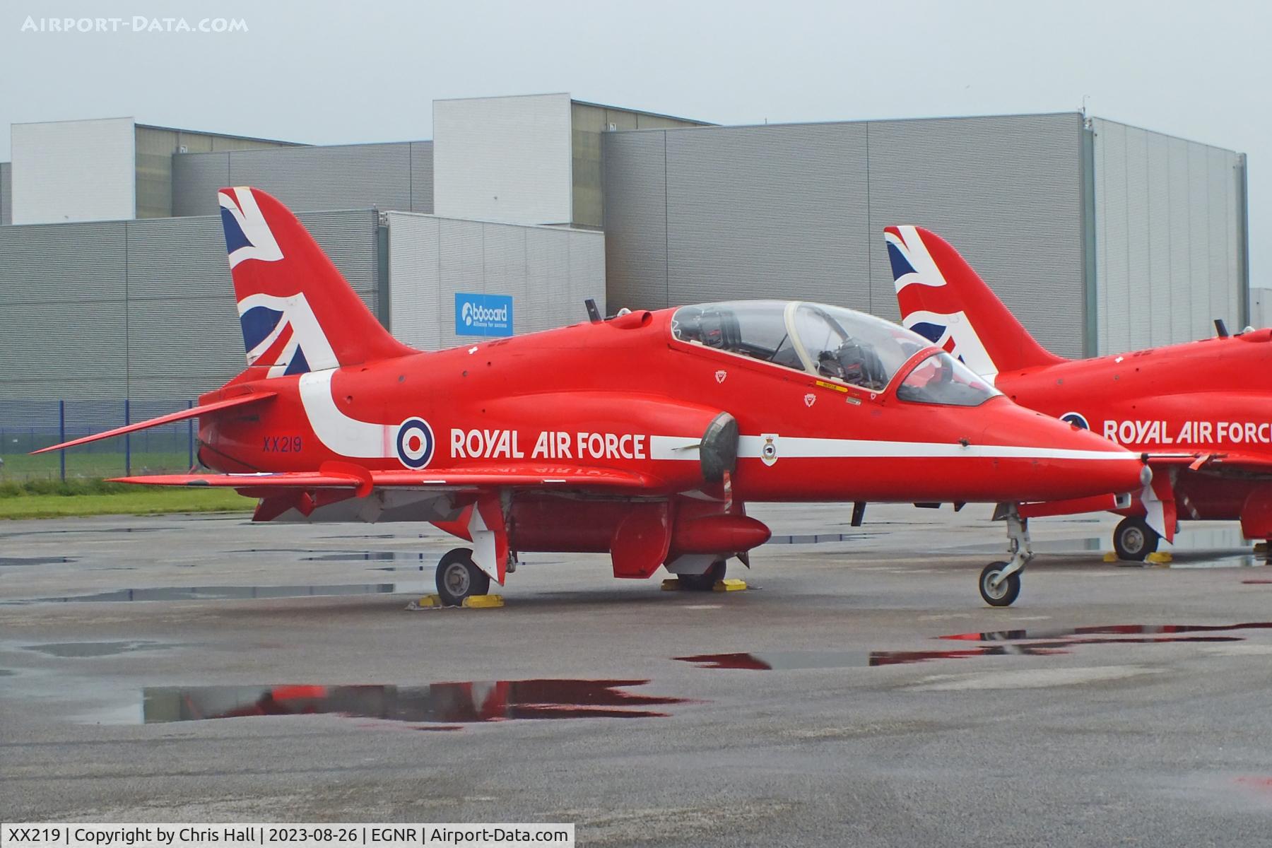 XX219, 1978 Hawker Siddeley Hawk T.1A C/N 055/312055, Hawarden