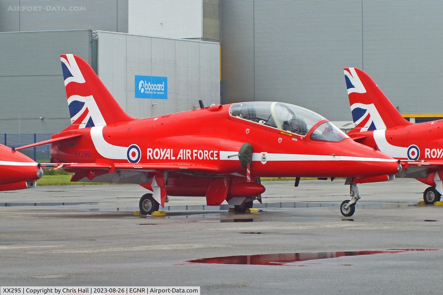 XX295, 1979 Hawker Siddeley Hawk T.1W C/N 124/312120, Hawarden