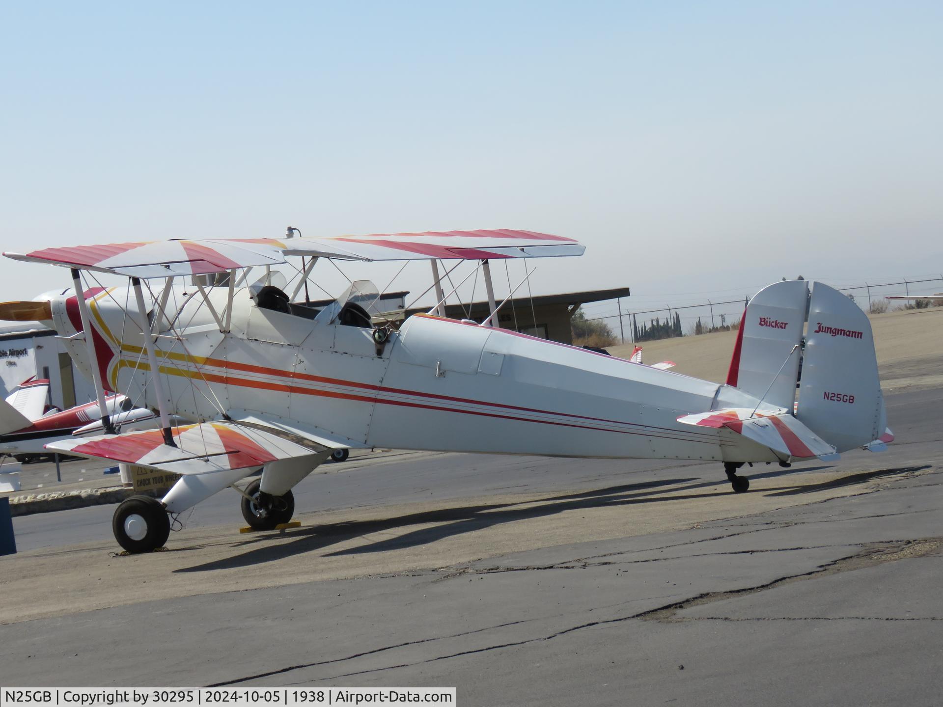 N25GB, 1954 Casa (Buckner) Jungmann BU-131E C/N E3B-372, Parked