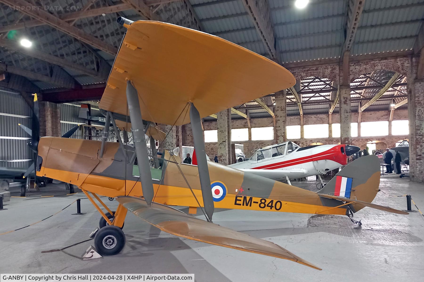 G-ANBY, De Havilland DH-82A Tiger Moth II C/N 86042, Hooton Park