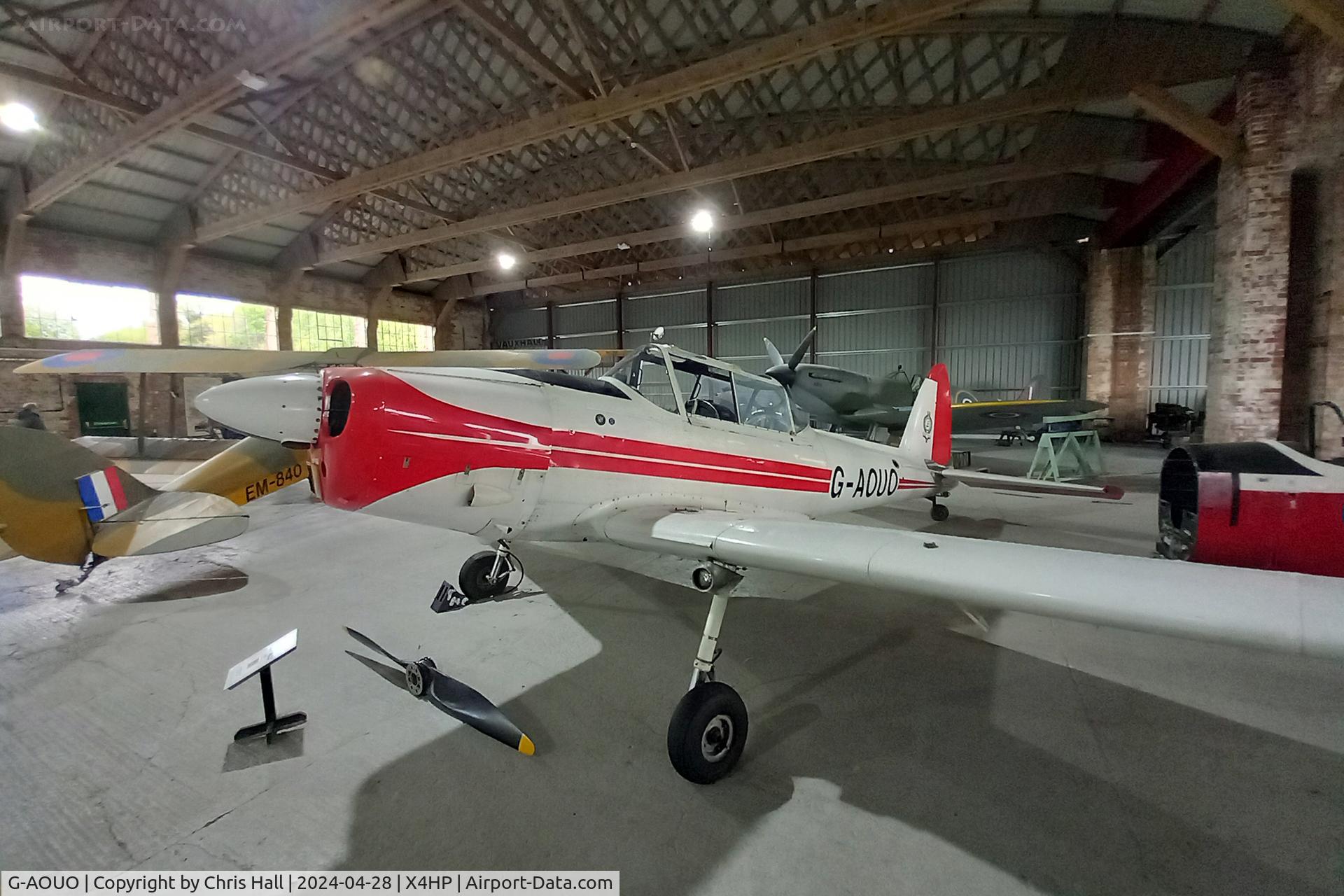 G-AOUO, 1950 De Havilland DHC-1 Chipmunk 22 (Lycoming) C/N C1/0179, Hooton Park