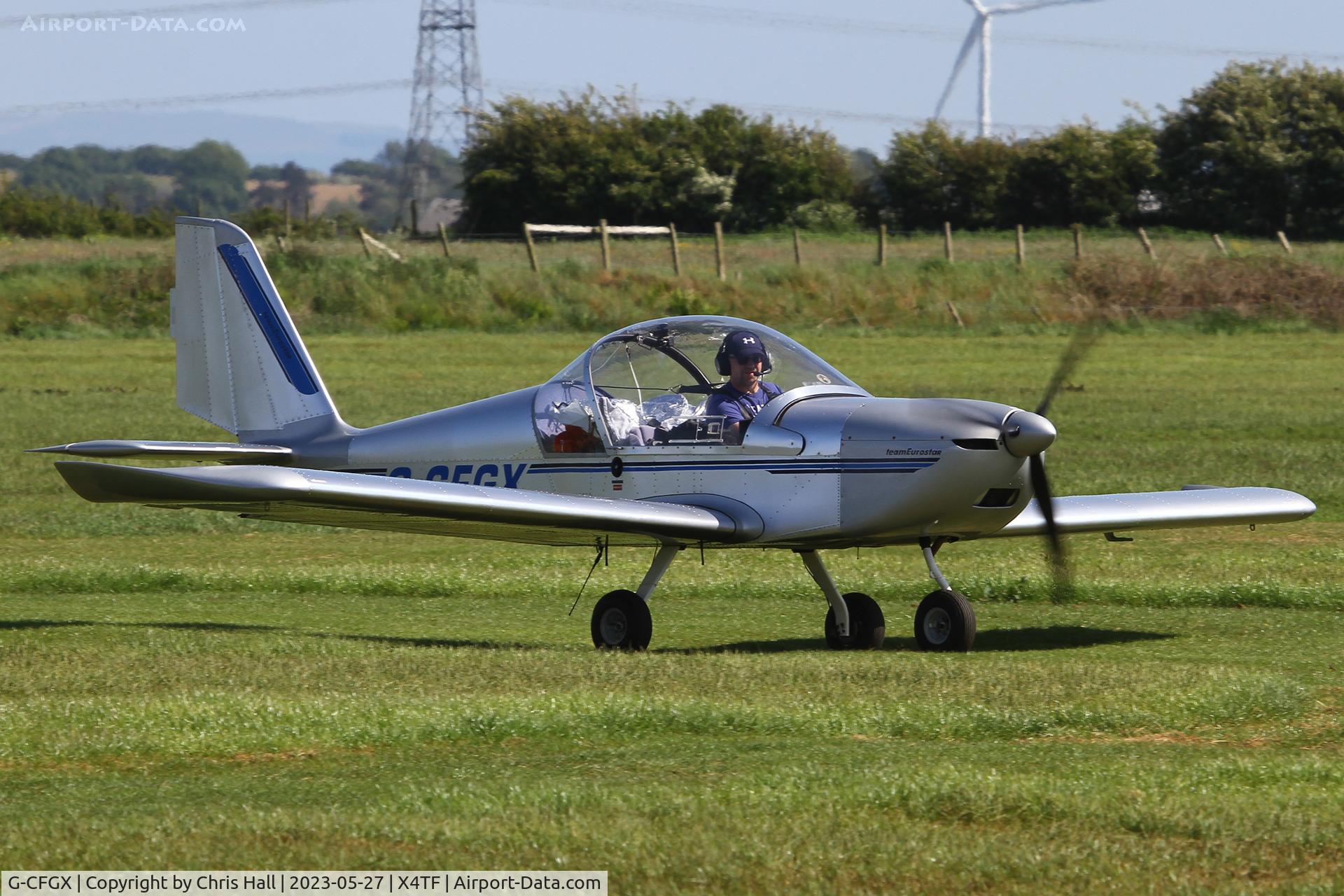 G-CFGX, 2008 Cosmik EV-97 TeamEurostar UK C/N 3212, Rossall Field, Tarn Farm