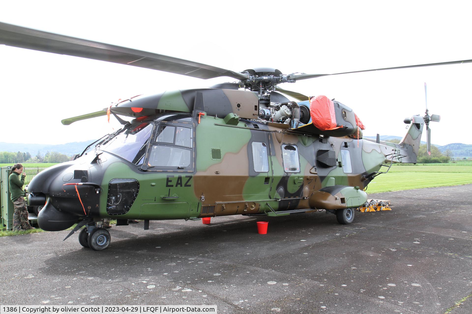 1386, 2017 NHI NH-90 TTH Caiman C/N 1386, Escale technique