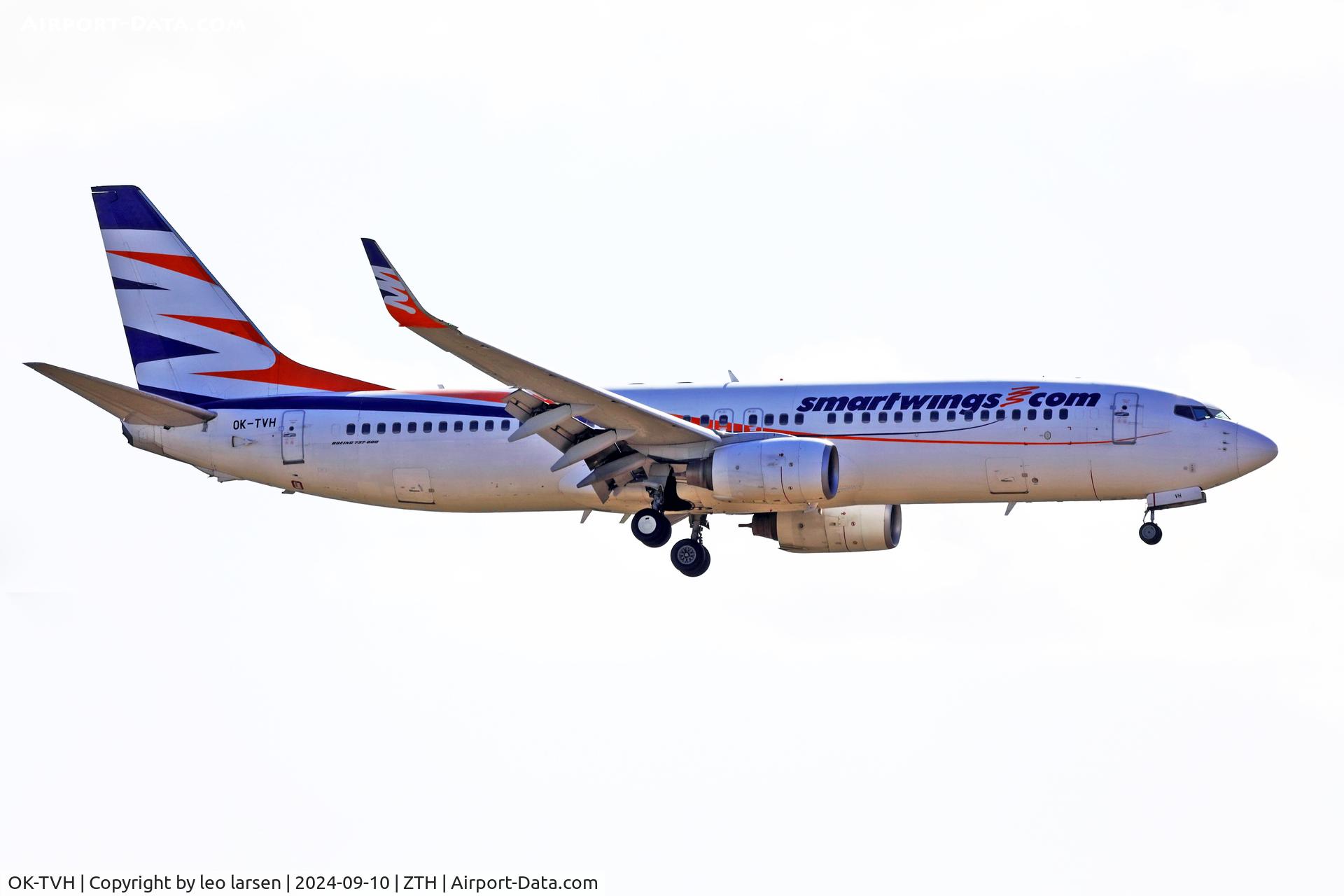 OK-TVH, 2008 Boeing 737-8Q8 C/N 35275, Zakynthos 10.9.2024