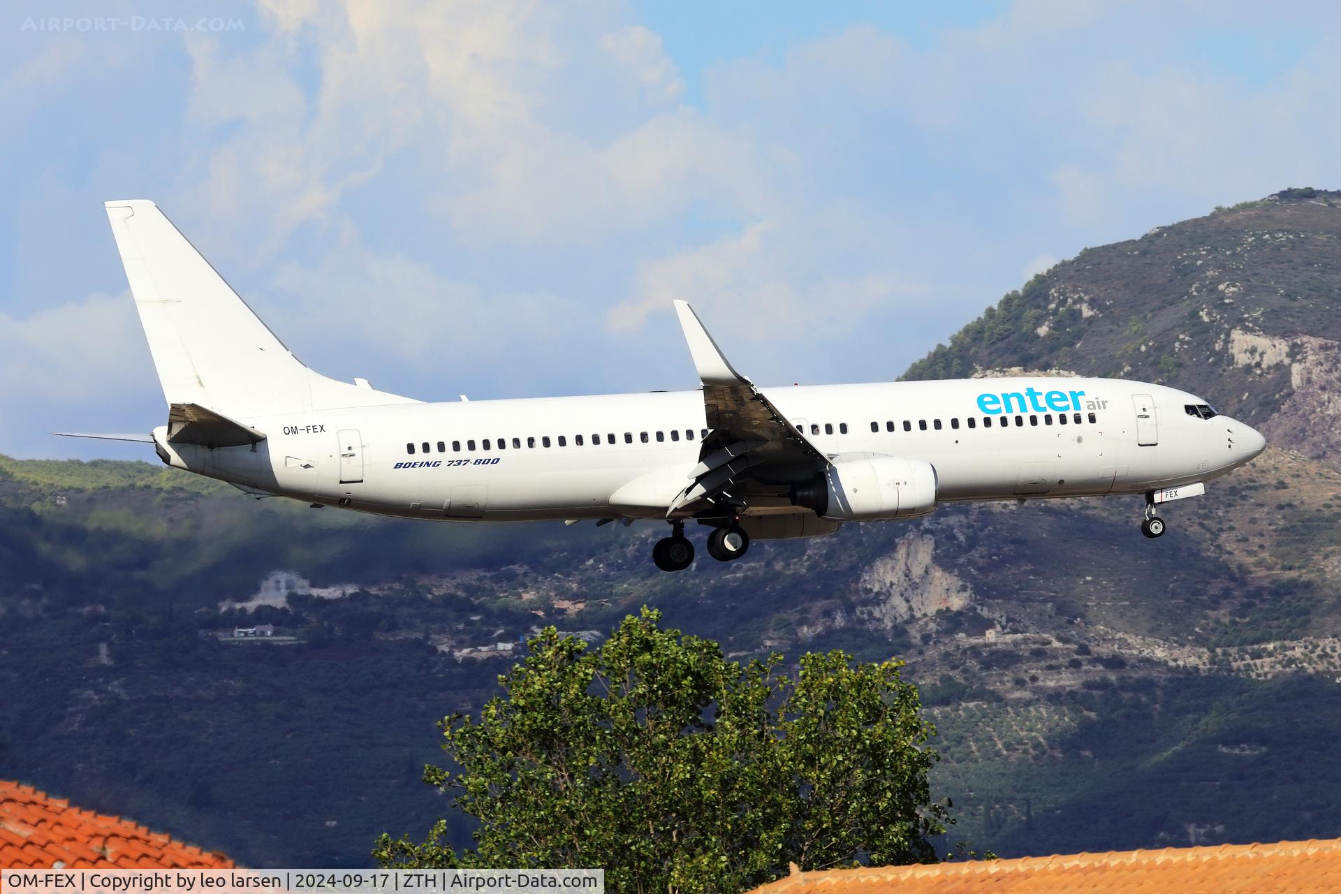 OM-FEX, 1998 Boeing 737-8Q8 C/N 28213, Zakynthos 17.9.2024