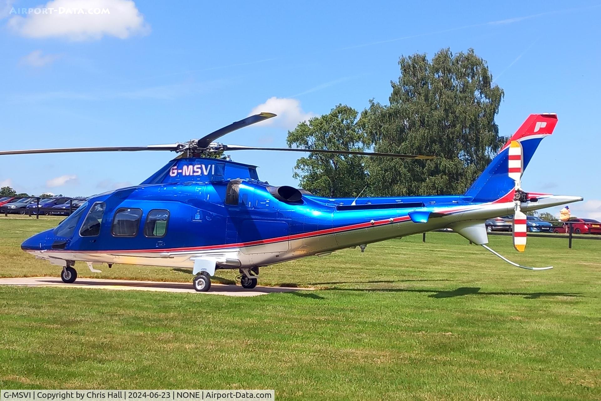 G-MSVI, 2006 Agusta A-109S Grand C/N 22028, Oulton Park race course
