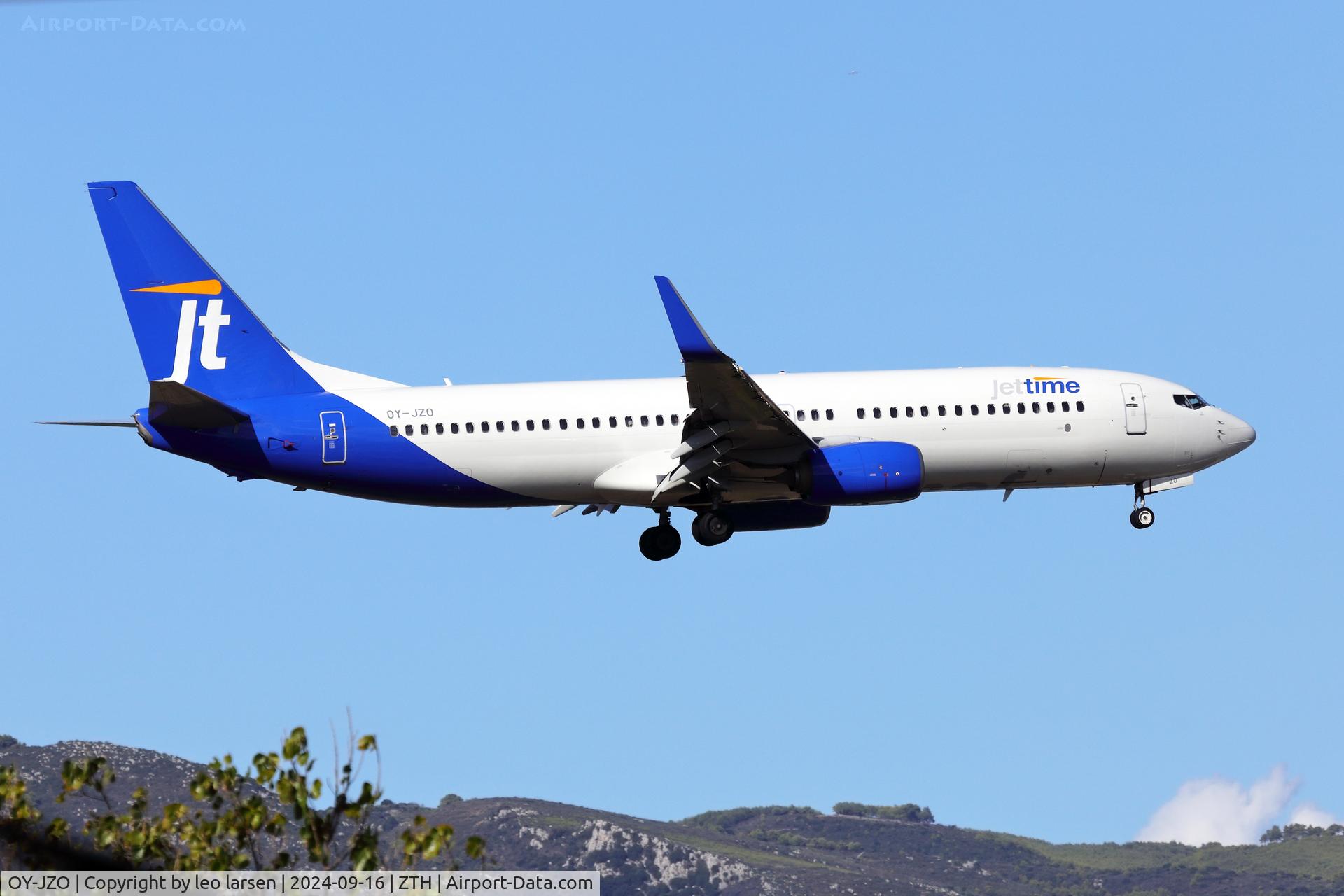 OY-JZO, 2013 Boeing 737-8U3 C/N 38072, Zakynthos 16.9.2024.