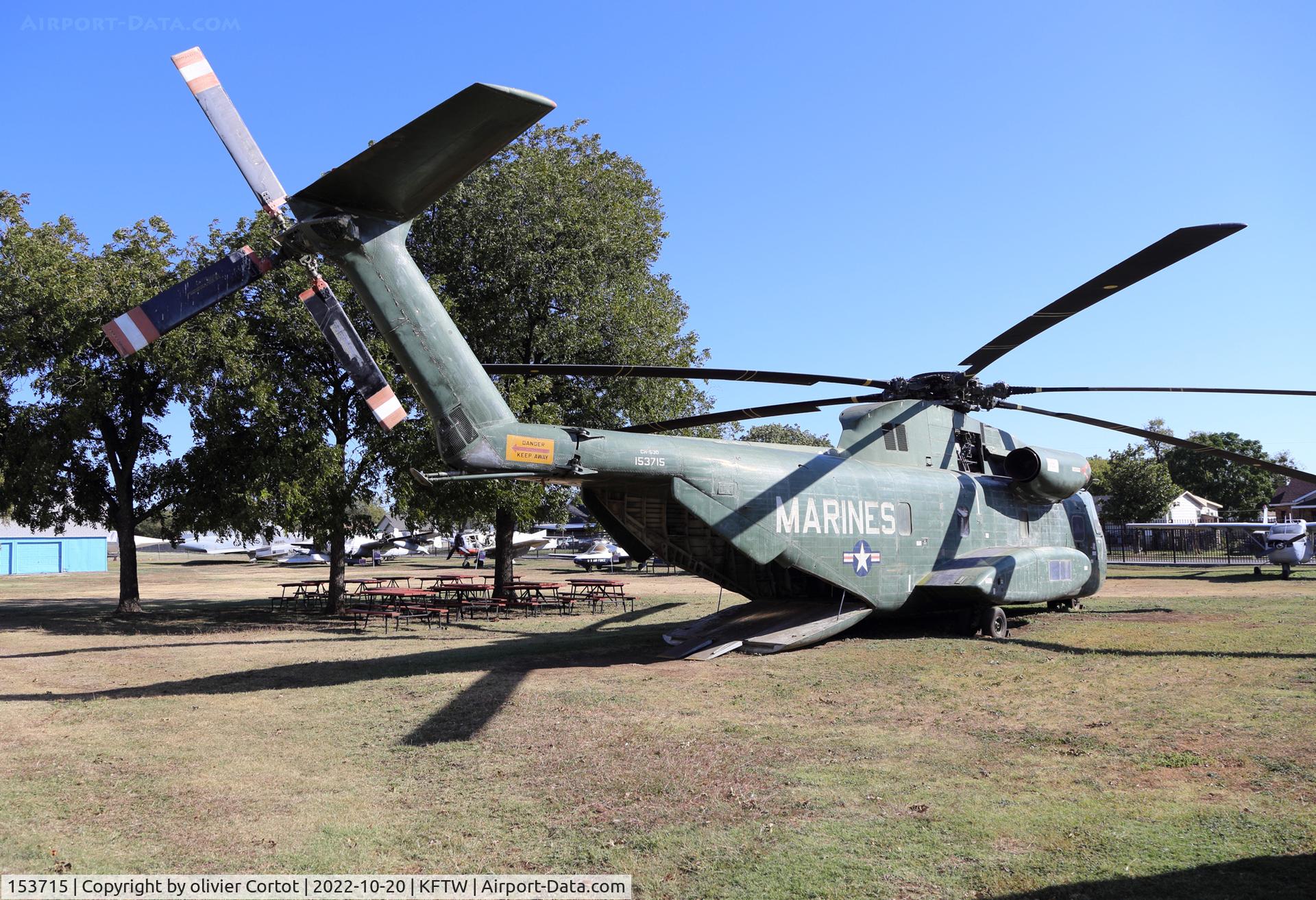 153715, Sikorsky CH-53A Sea Stallion C/N 65-105, fort worth museum