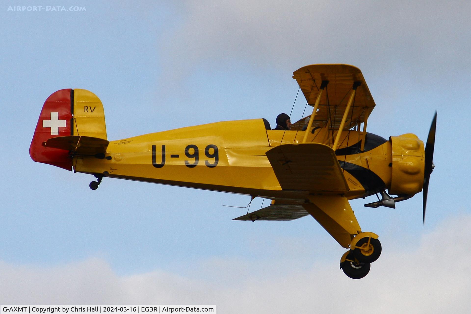 G-AXMT, 1938 Bucker Bu-133C Jungmeister C/N 46, Breighton