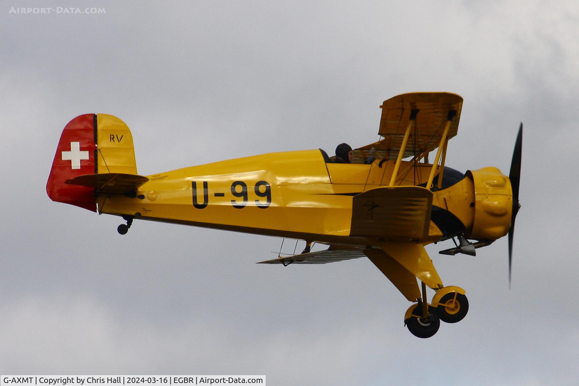 G-AXMT, 1938 Bucker Bu-133C Jungmeister C/N 46, Breighton