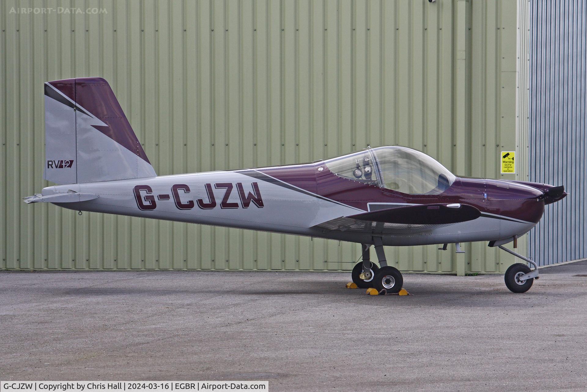 G-CJZW, 2017 Vans RV-12 C/N LAA 363-15382, Breighton