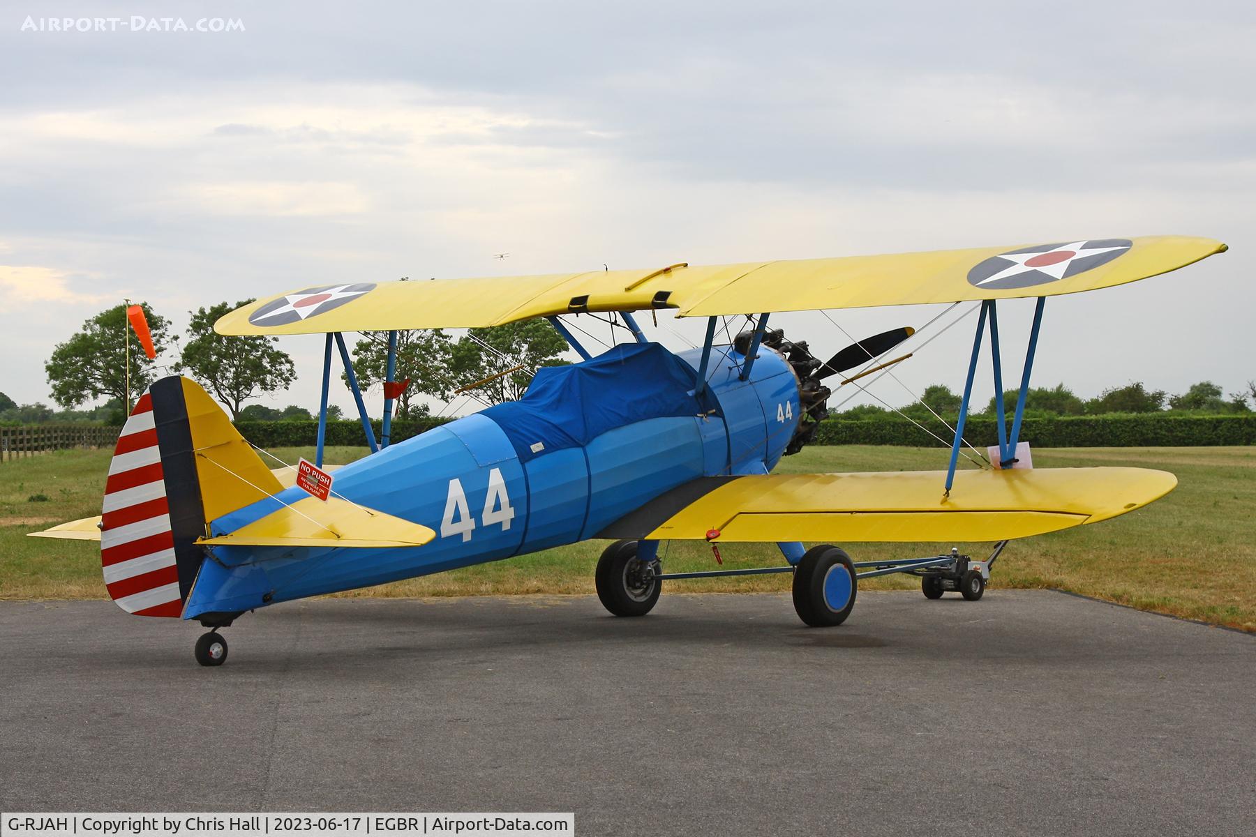 G-RJAH, 1942 Boeing A75N1 C/N 75-4041, Breighton
