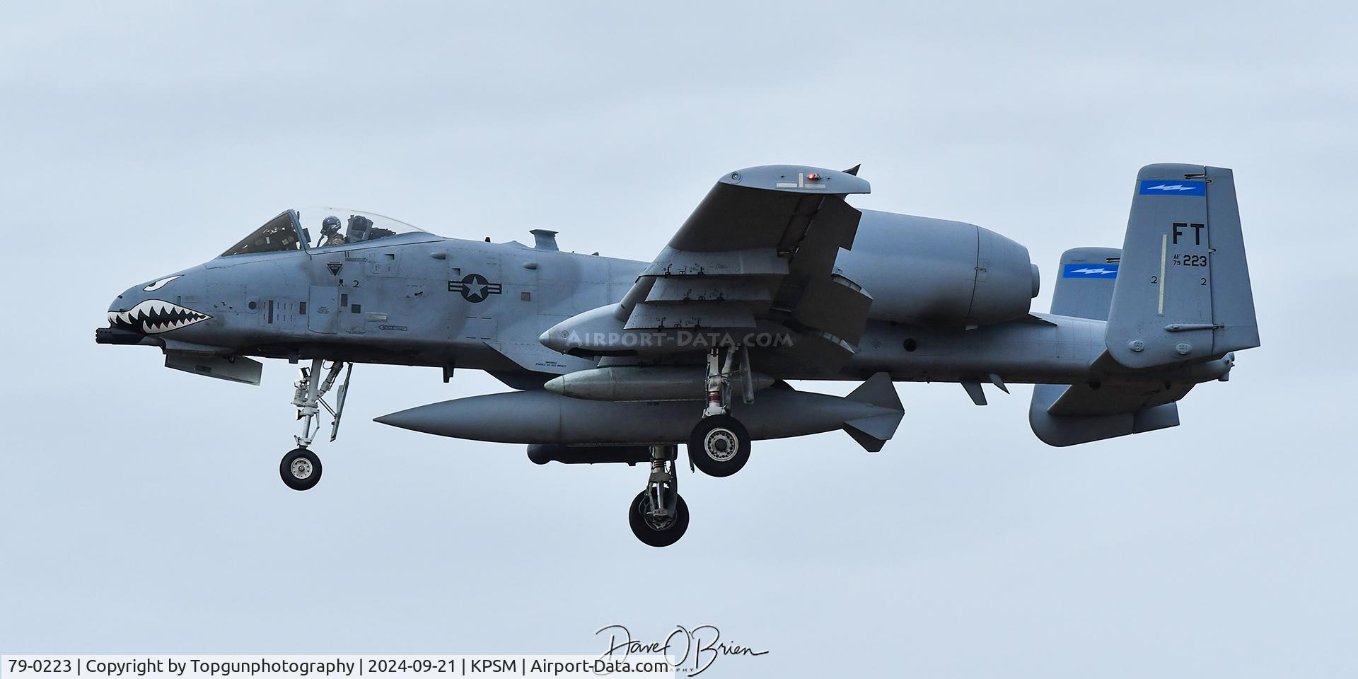 79-0223, 1979 Fairchild Republic A-10A Thunderbolt II C/N A10-0487, CLAW44
