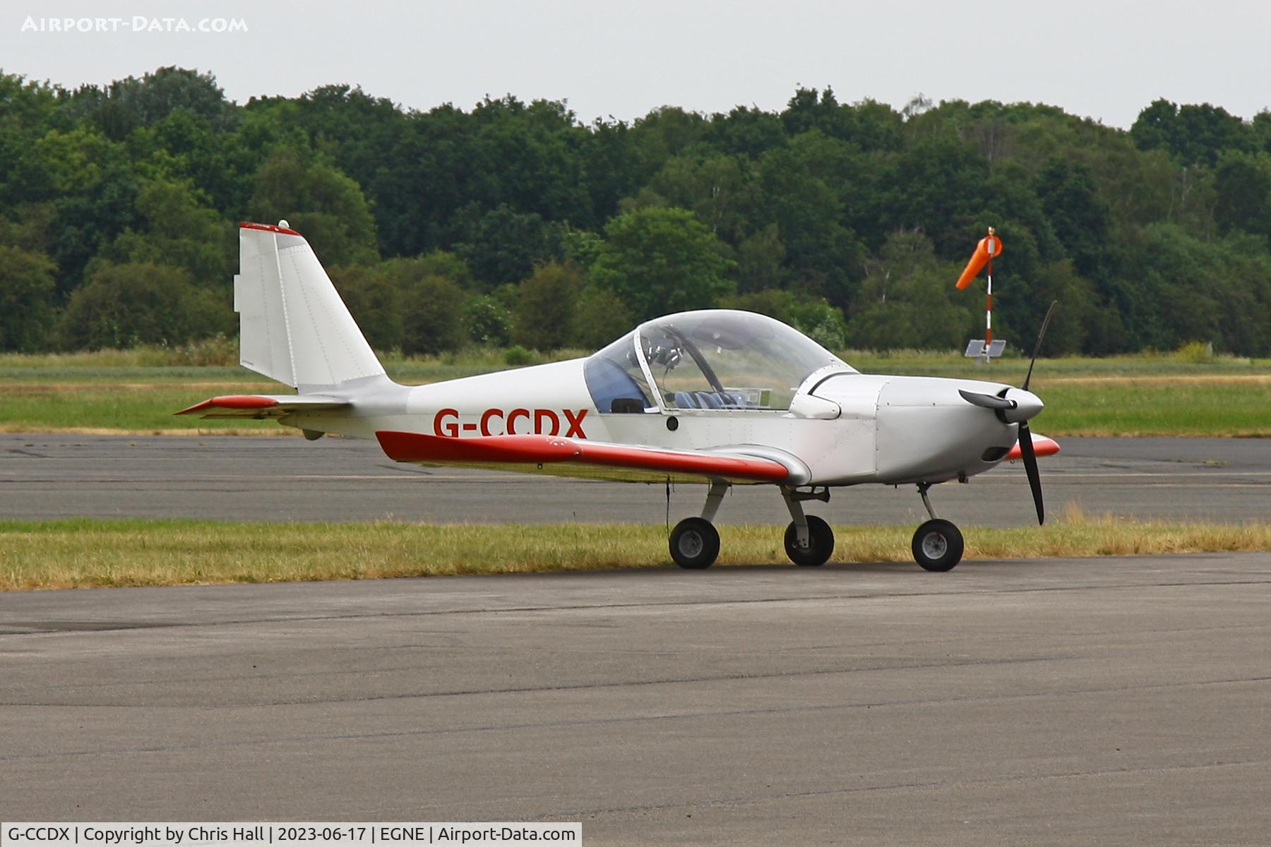 G-CCDX, 2003 Aerotechnik EV-97 Eurostar C/N PFA 315-14013, Gamston
