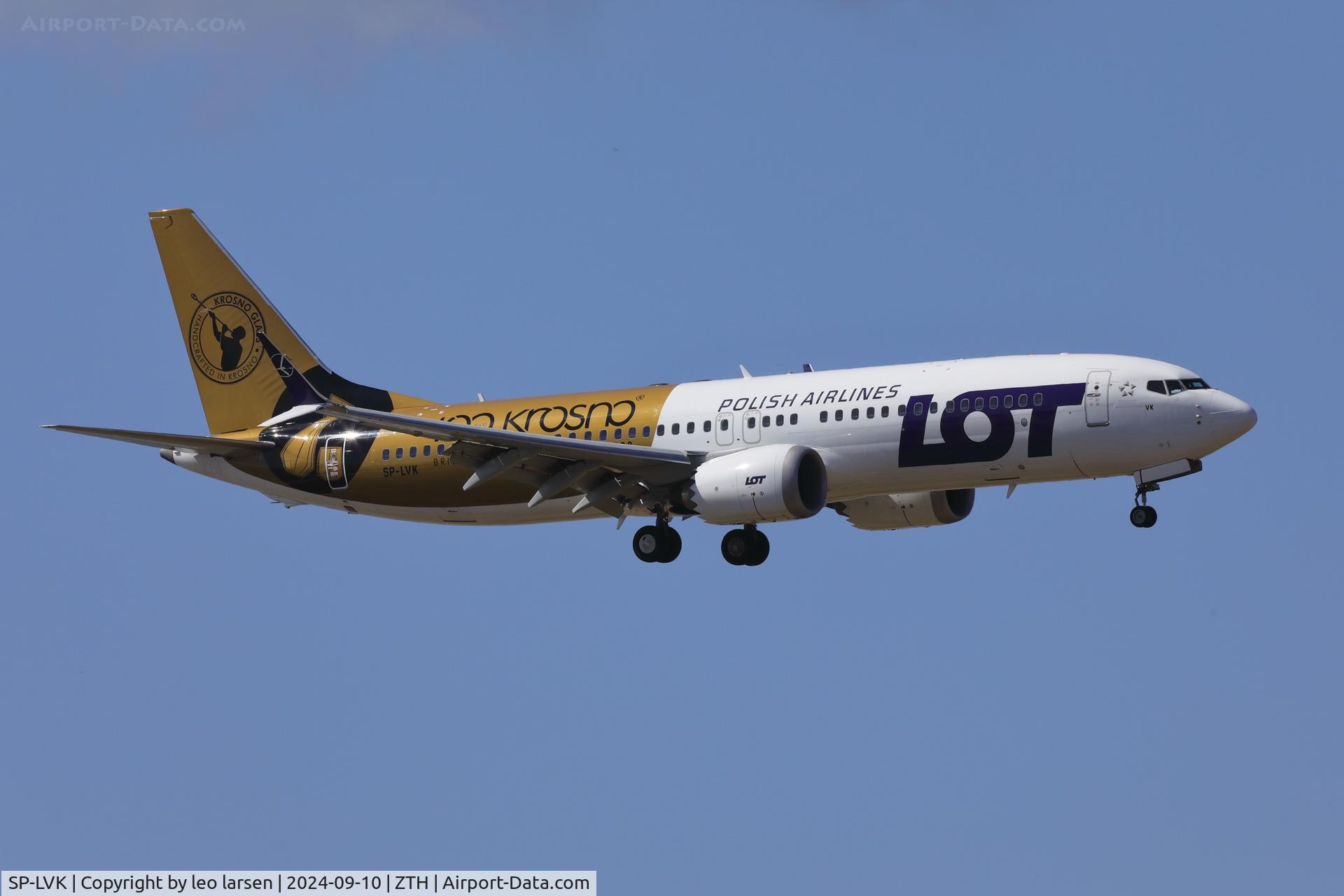 SP-LVK, 2021 Boeing 737-8 MAX C/N 43325, Zakynthos 10.9.2024