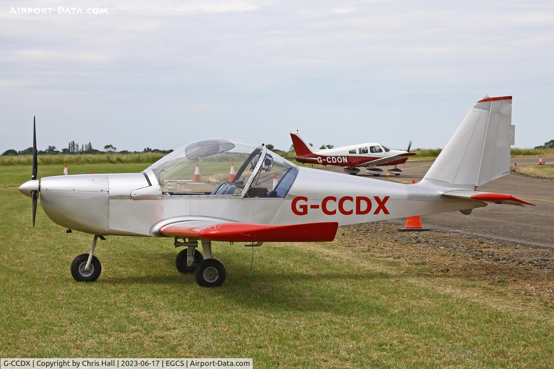 G-CCDX, 2003 Aerotechnik EV-97 Eurostar C/N PFA 315-14013, Sturgate