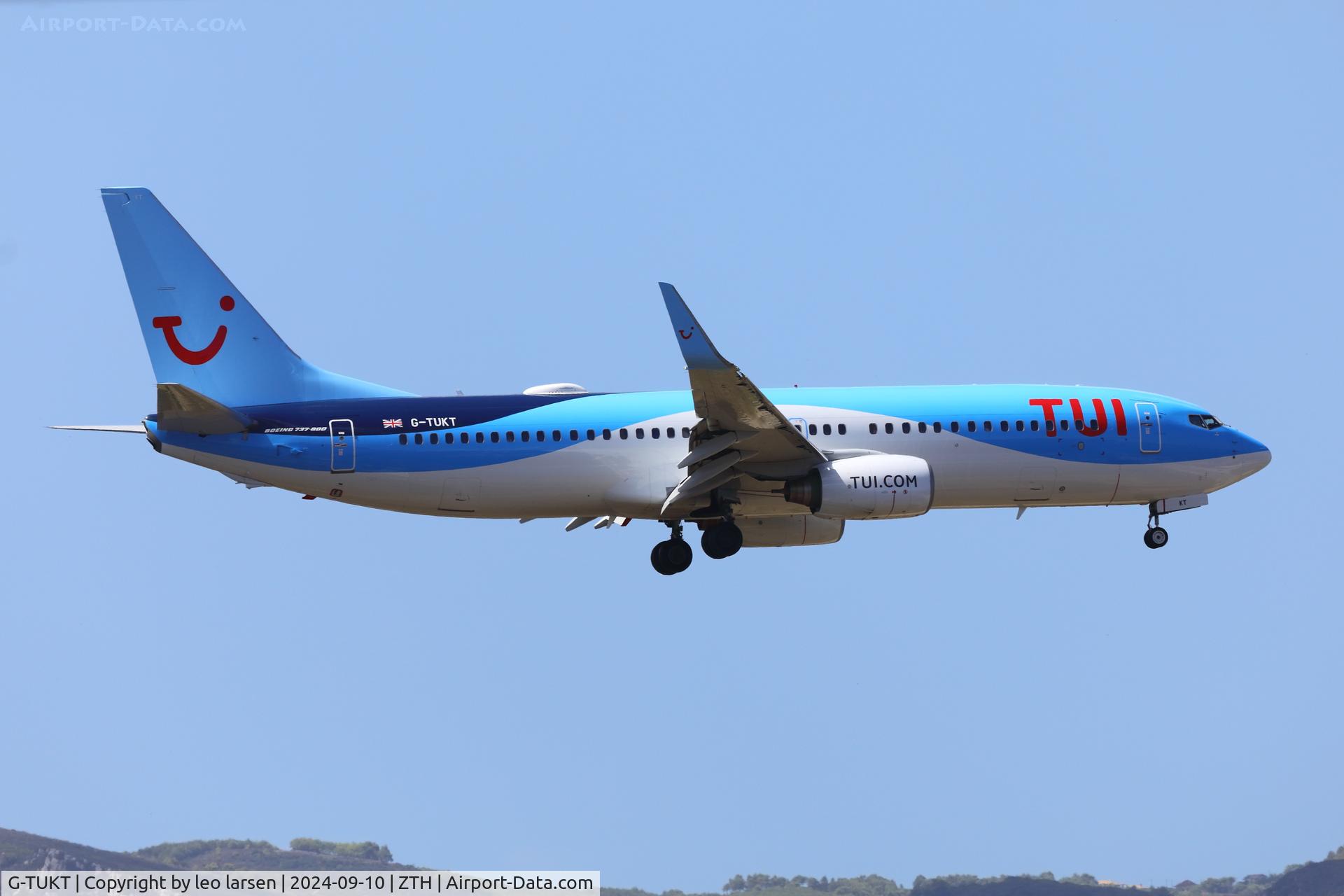 G-TUKT, 2011 Boeing B-737-8JP(W) C/N 40867, Zakynthos 10.9.2024