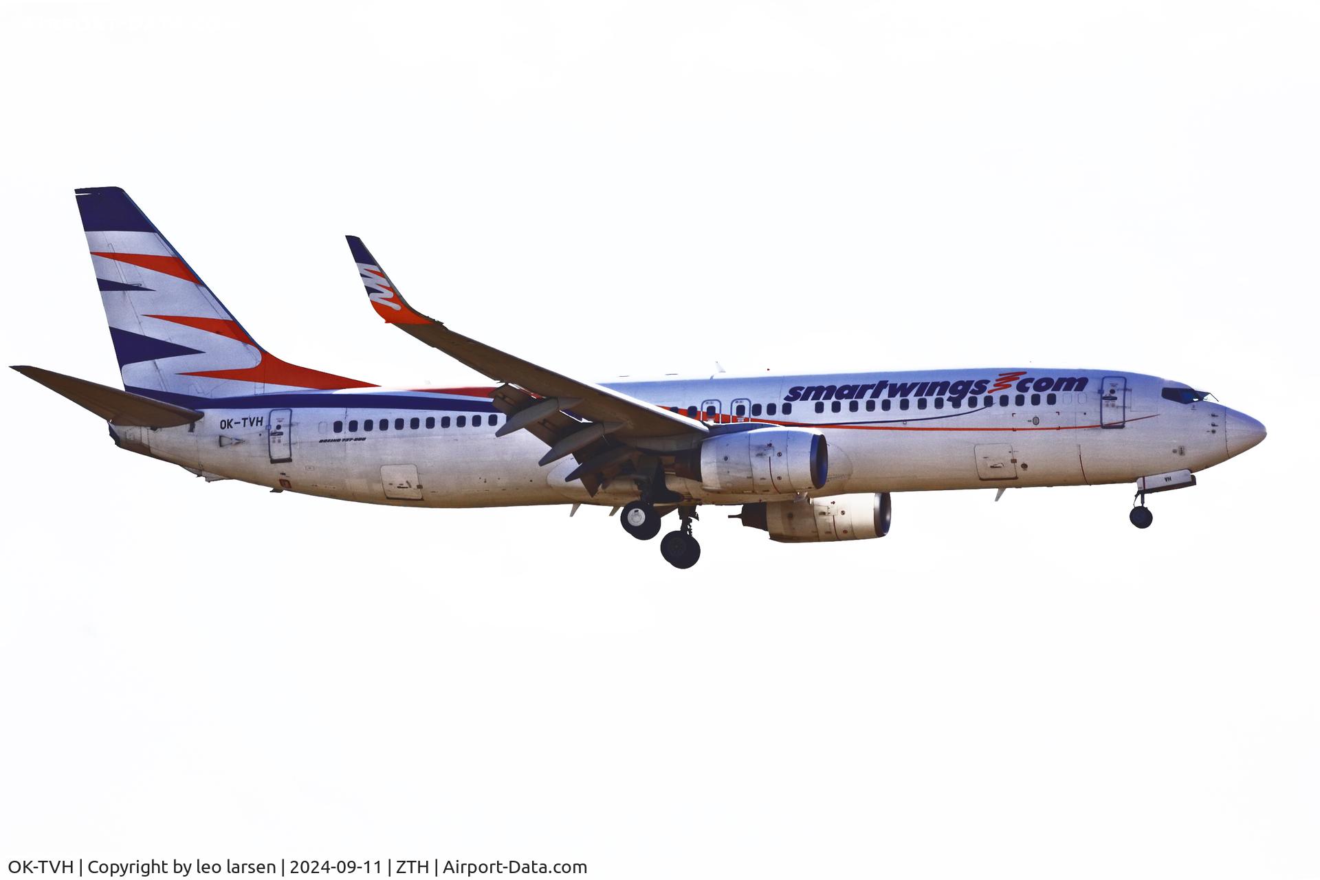 OK-TVH, 2008 Boeing 737-8Q8 C/N 35275, Zakynthos 11.9.2024