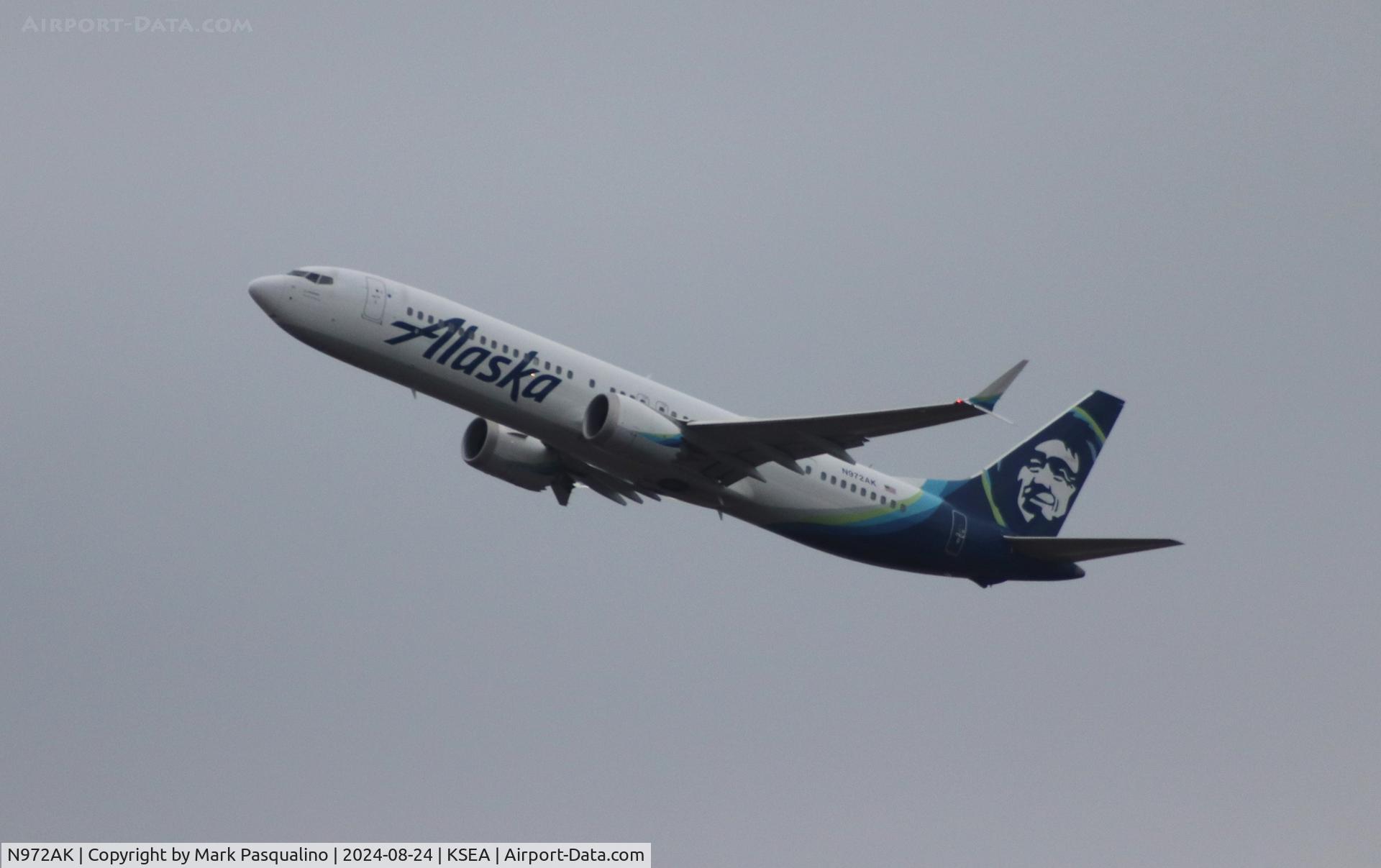 N972AK, 2019 Boeing 737-9 MAX C/N 43389, Boeing 737-9 MAX