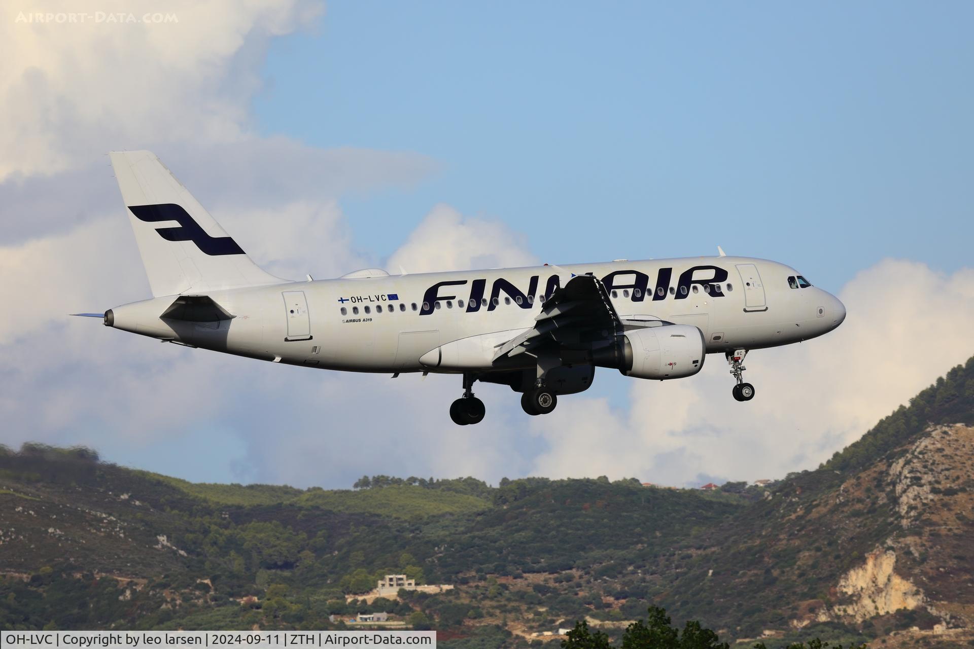 OH-LVC, 2000 Airbus A319-112 C/N 1309, Zakynthos 11.9.2024