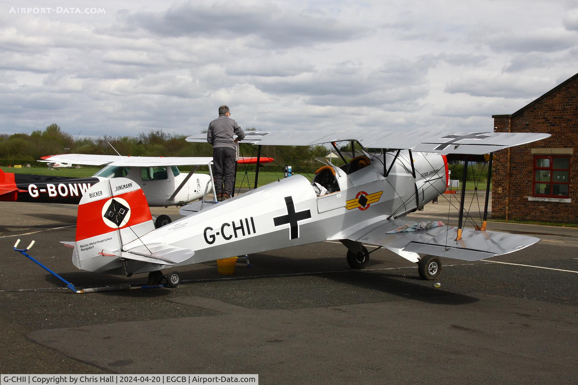 G-CHII, 1957 CASA 1-131E Jungmann C/N 1108, Barton