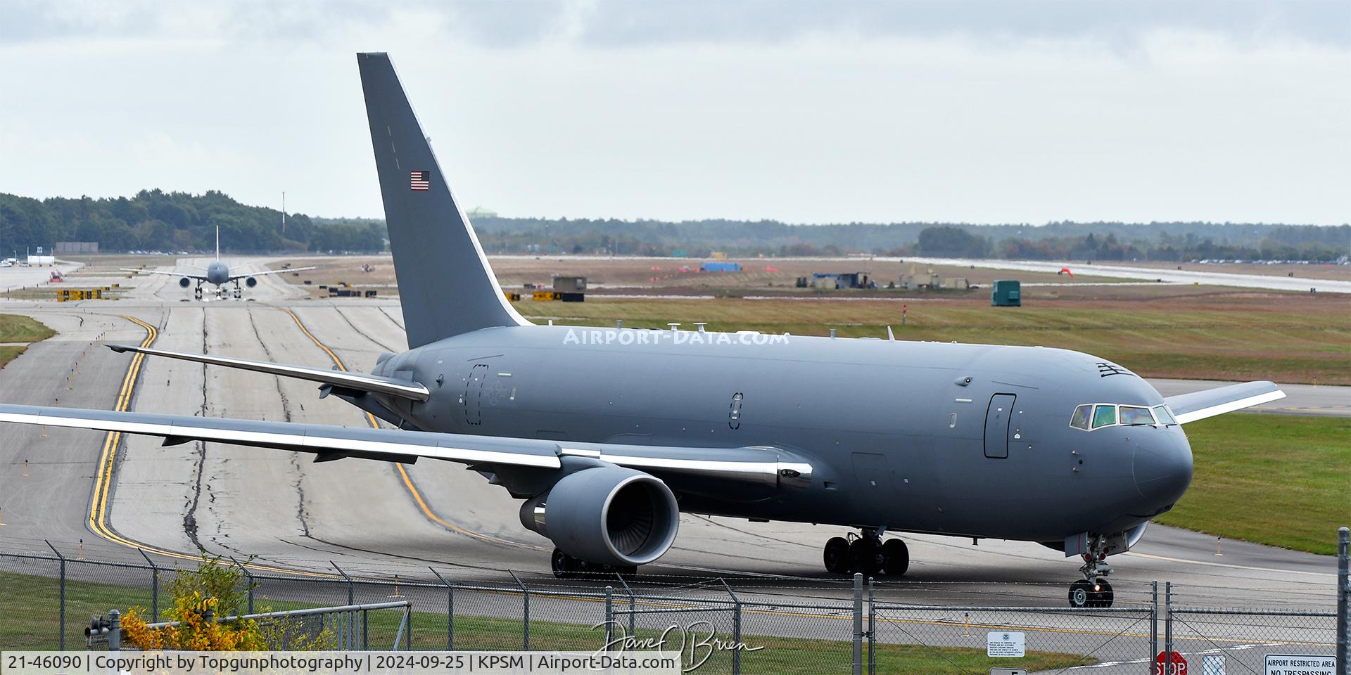 21-46090, 2022 Boeing KC-46A C/N 1299, NICE13 taxis to RW16 to depart for CAP duty and then back to McGuire