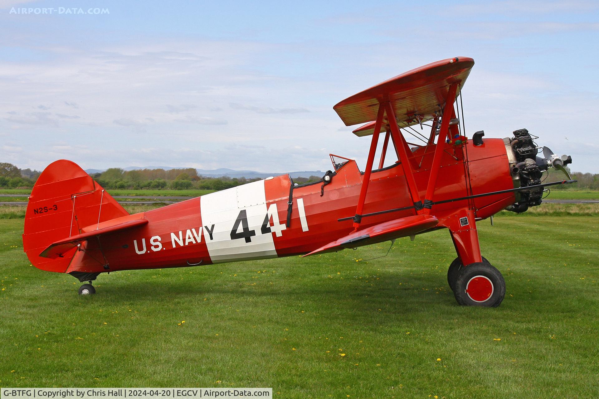 G-BTFG, 1940 Boeing A75N1 C/N 75-3441, Sleap