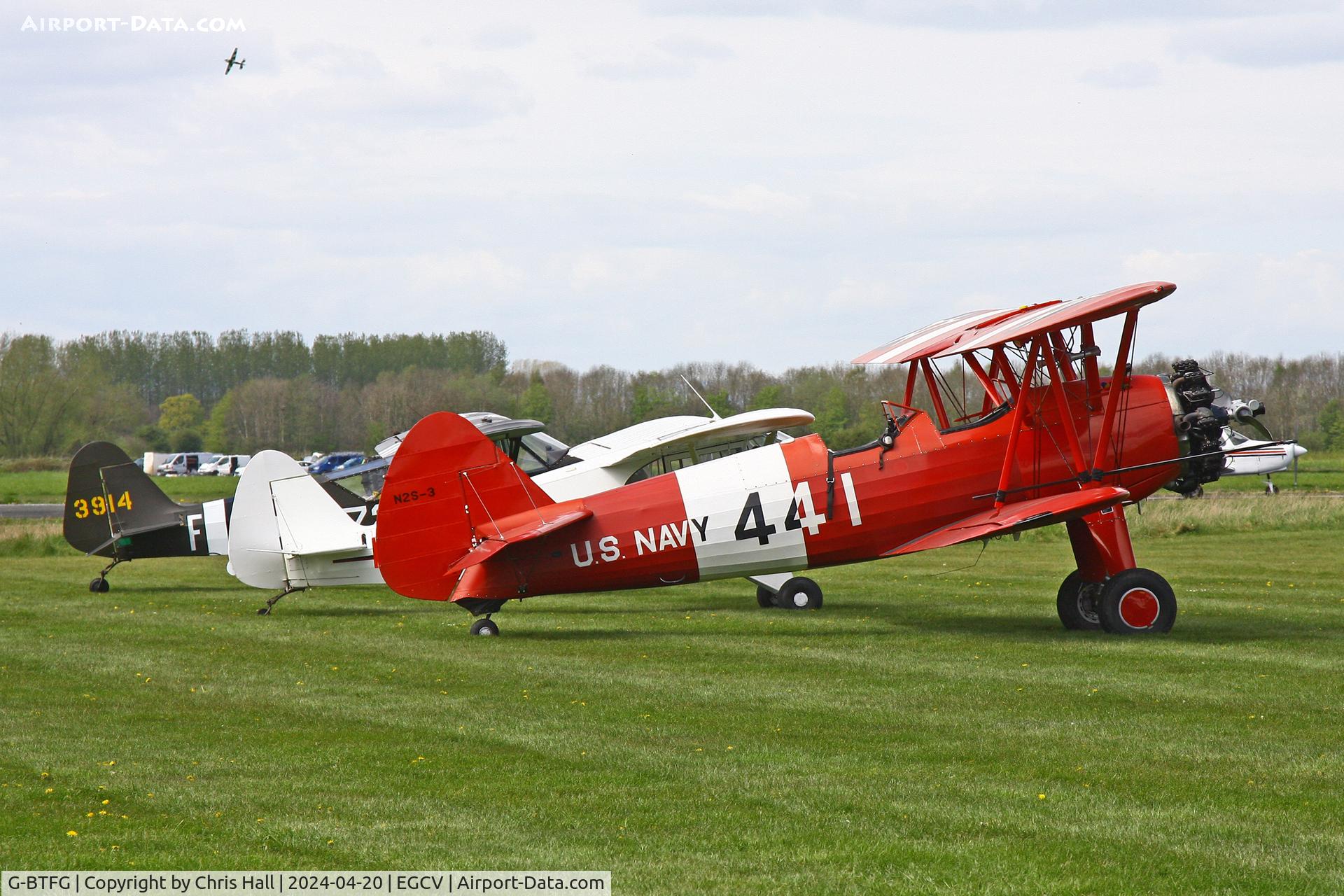 G-BTFG, 1940 Boeing A75N1 C/N 75-3441, Sleap