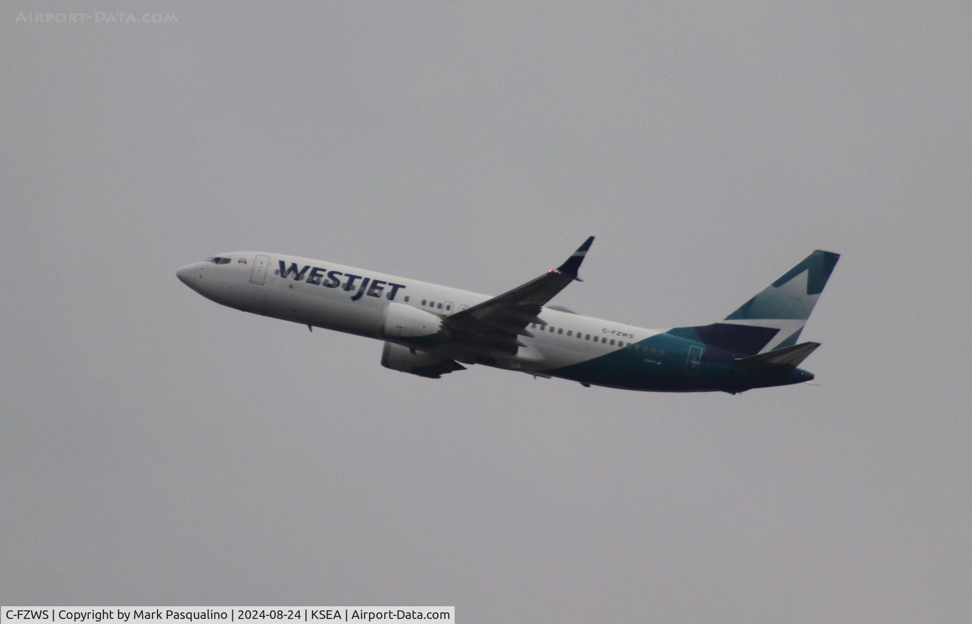 C-FZWS, 2022 Boeing 737 MAX 8 C/N 65424, Boeing 737-8 MAX