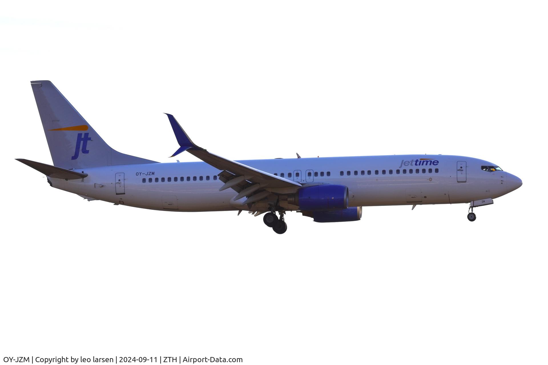 OY-JZM, 2006 Boeing 737-8K5 C/N 34688, Zakynthos 11.9.2024