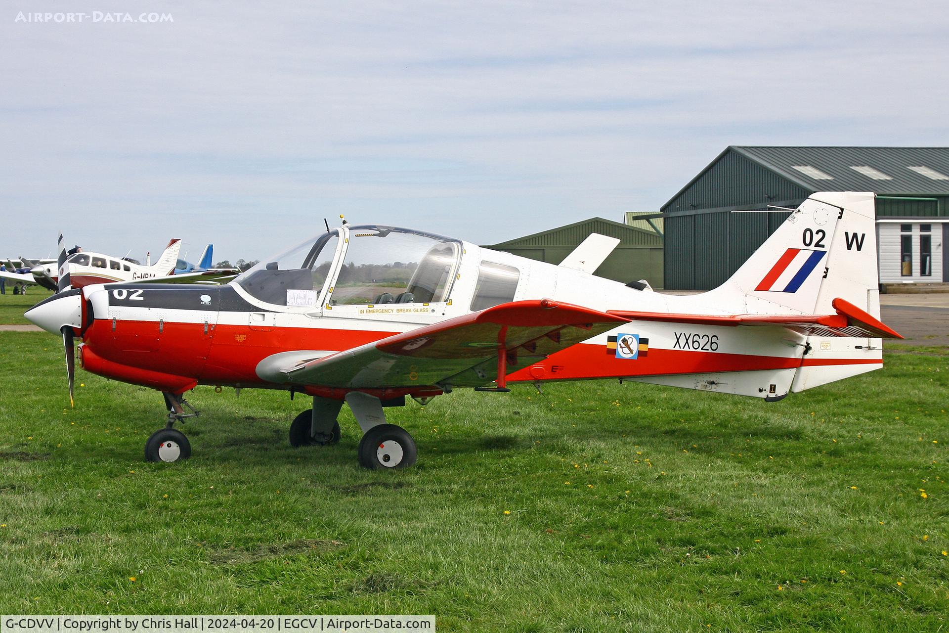 G-CDVV, 1973 Scottish Aviation Bulldog Series 120 Model 121 C/N BH120/291, Sleap