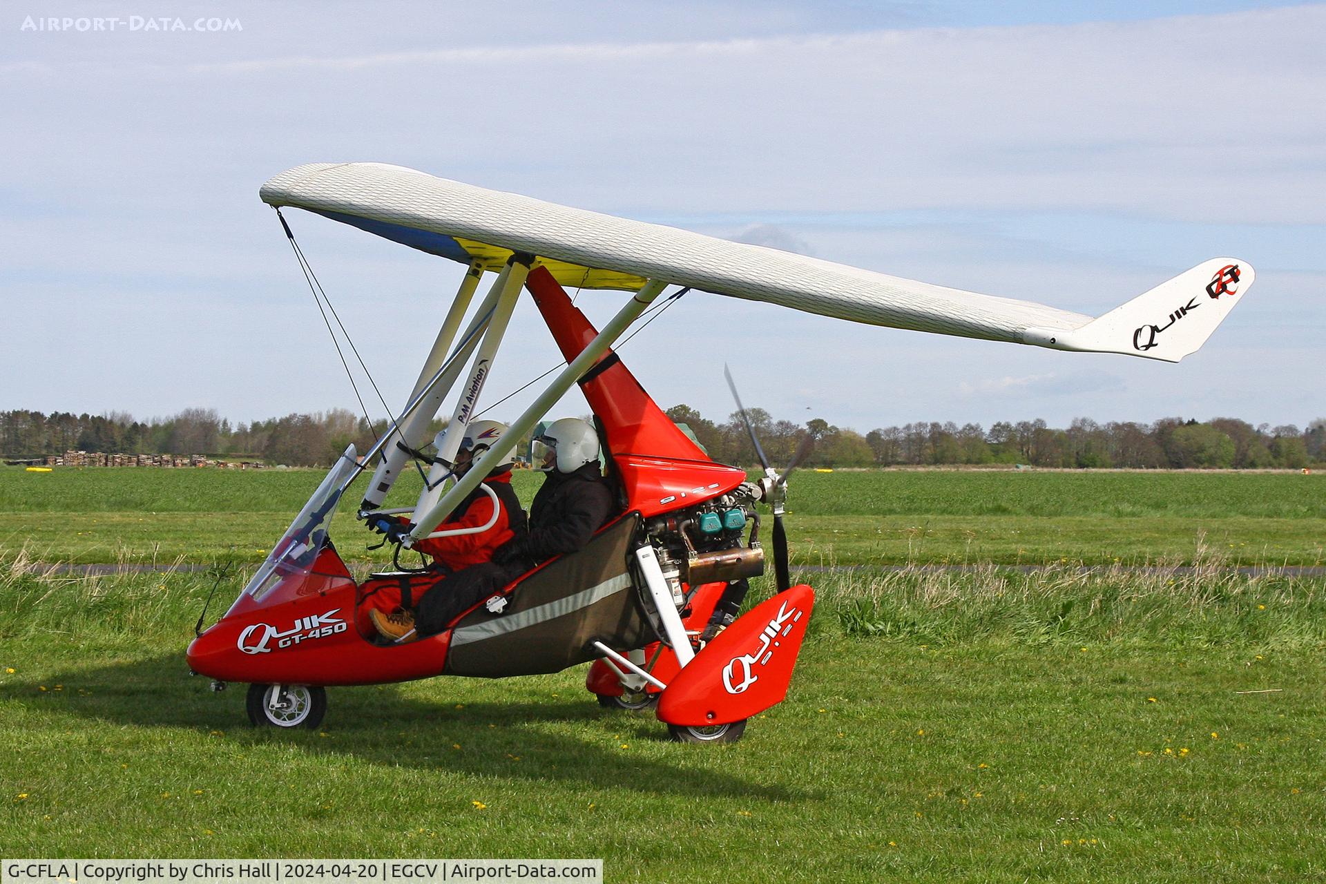 G-CFLA, 2008 P&M Aviation Quik GT450 C/N 8393, Sleap