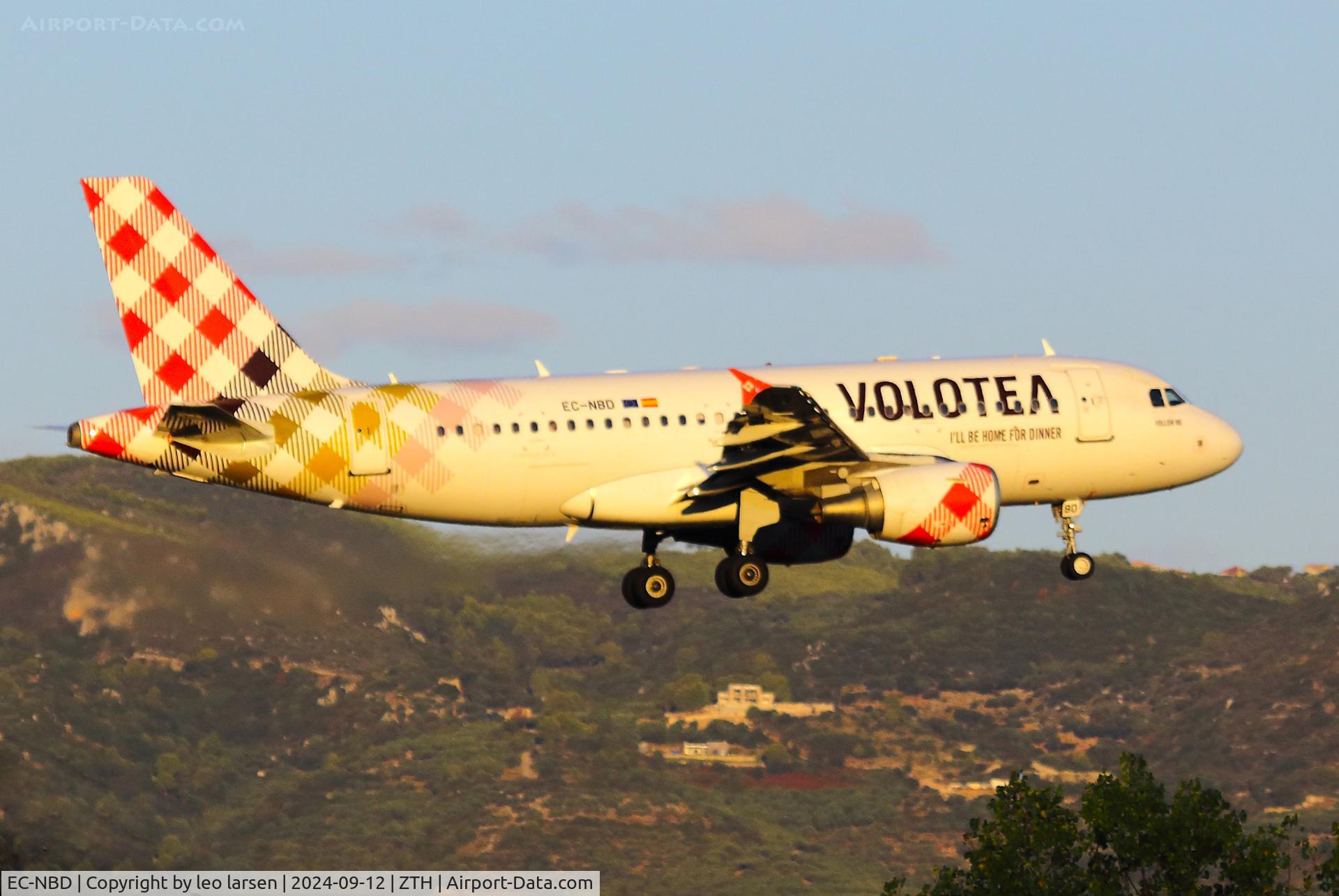 EC-NBD, 2003 Airbus A319-112 C/N 1901, Zakynthos 12.9.2024