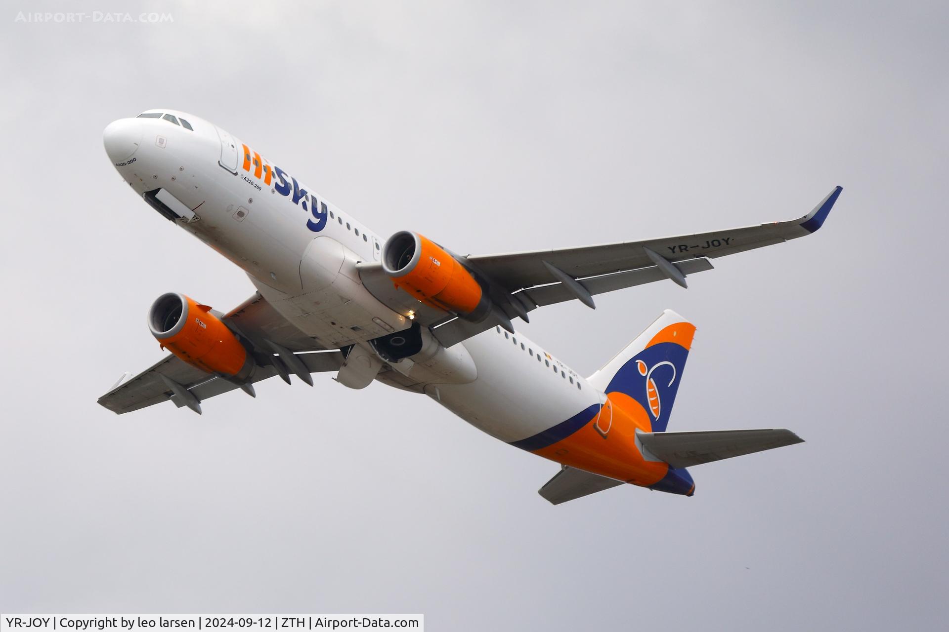 YR-JOY, 2015 Airbus A320-232 W C/N 6513, Zakynthos 12.9.2024