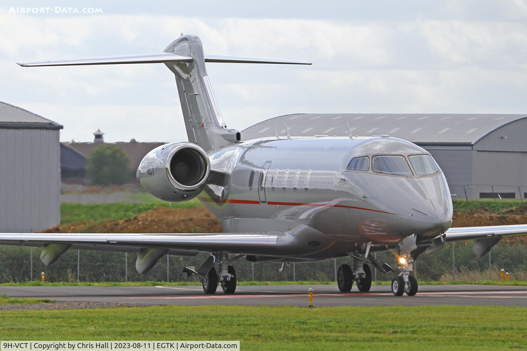 9H-VCT, Bombardier BD-100-1A10 Challenger 350 C/N 20928, Oxford
