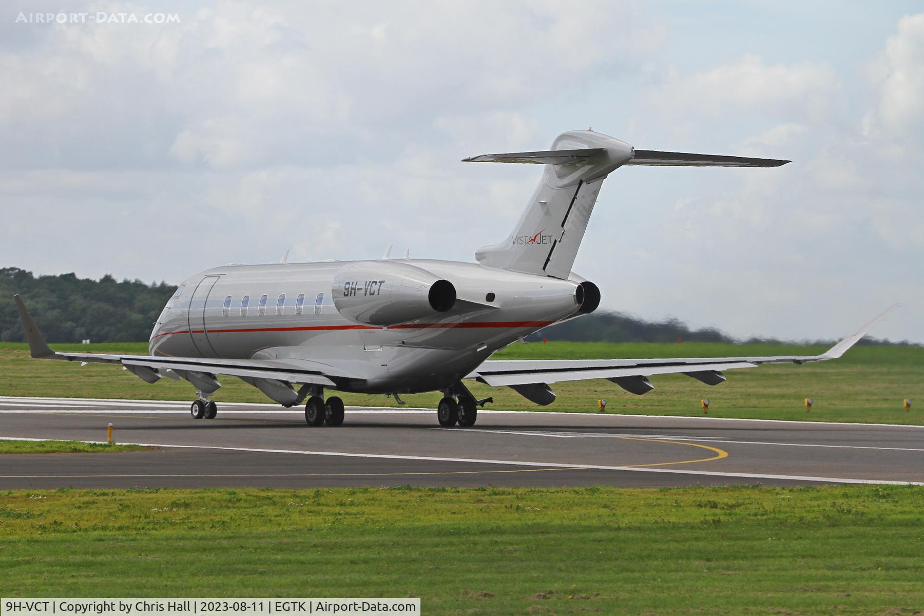 9H-VCT, Bombardier BD-100-1A10 Challenger 350 C/N 20928, Oxford