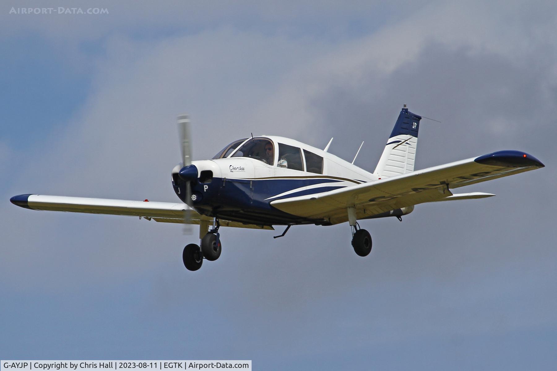 G-AYJP, 1970 Piper PA-28-140 Cherokee C/N 28-26403, Oxford