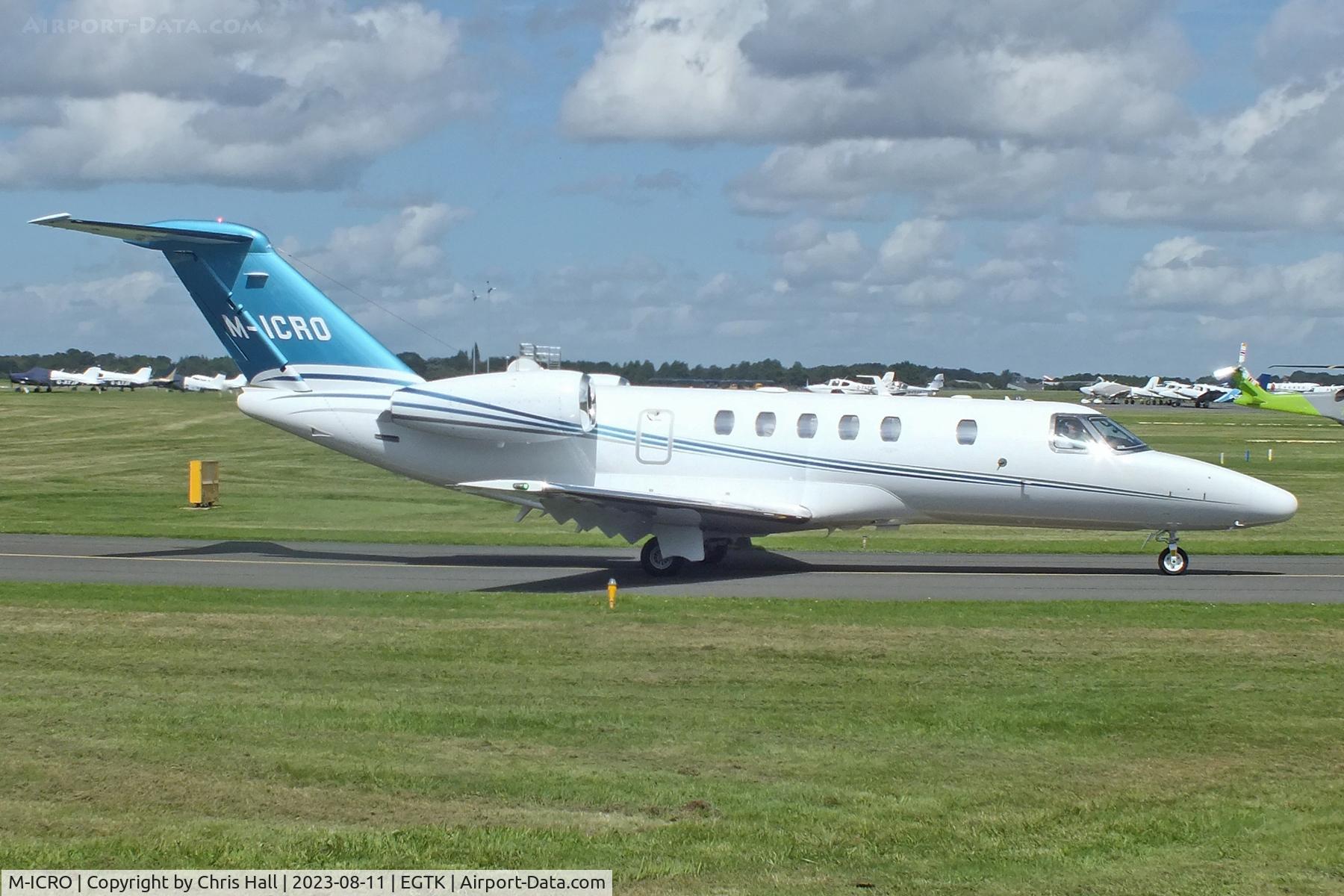 M-ICRO, 2017 Cessna 525C CitationJet CJ4 C/N 525C-0257, Oxford