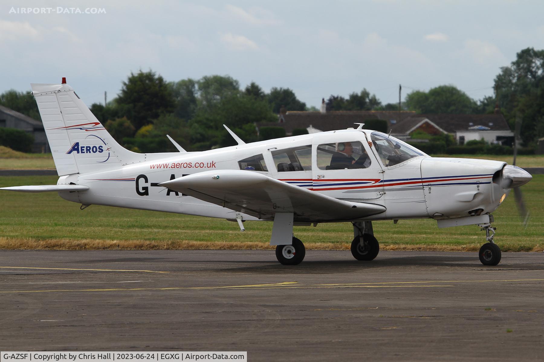G-AZSF, 1972 Piper PA-28R-200-2 Cherokee Arrow II C/N 28R-7235048, Church Fenton - Leeds East