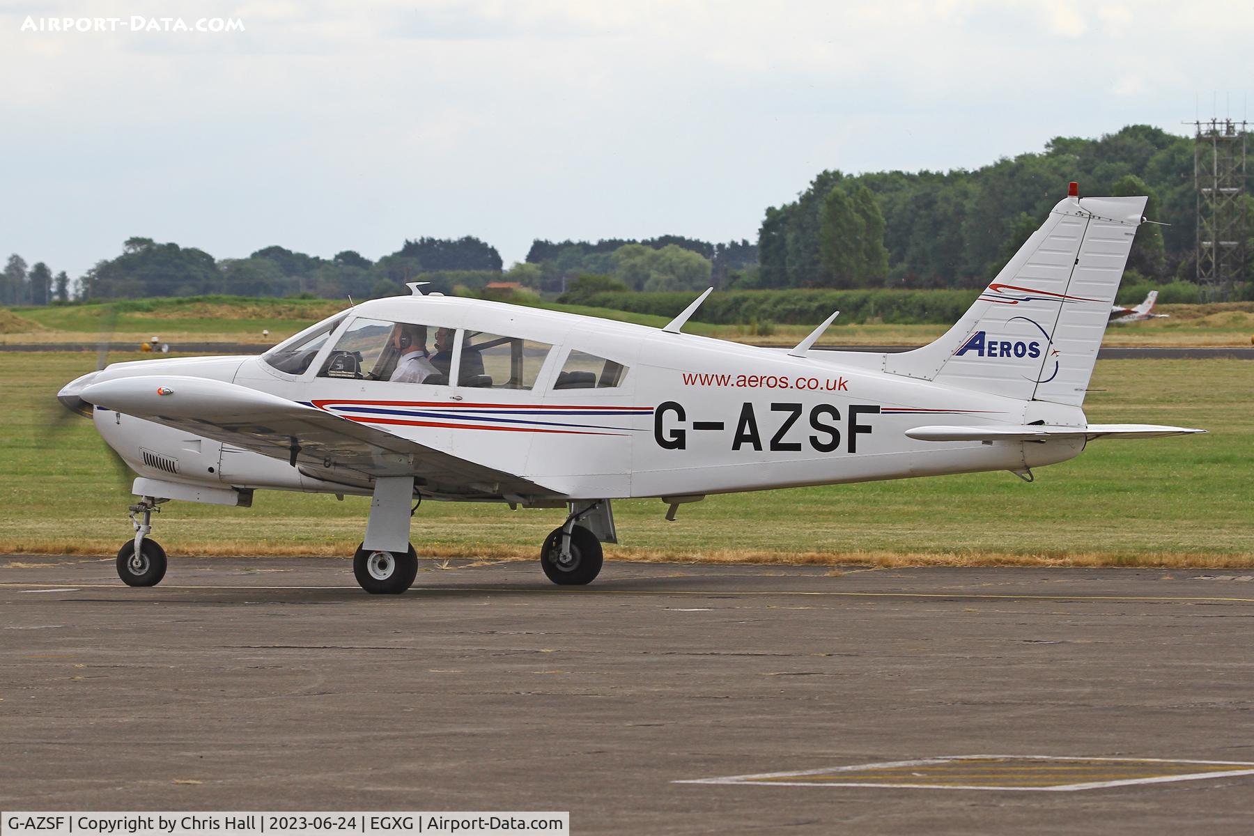 G-AZSF, 1972 Piper PA-28R-200-2 Cherokee Arrow II C/N 28R-7235048, Church Fenton - Leeds East