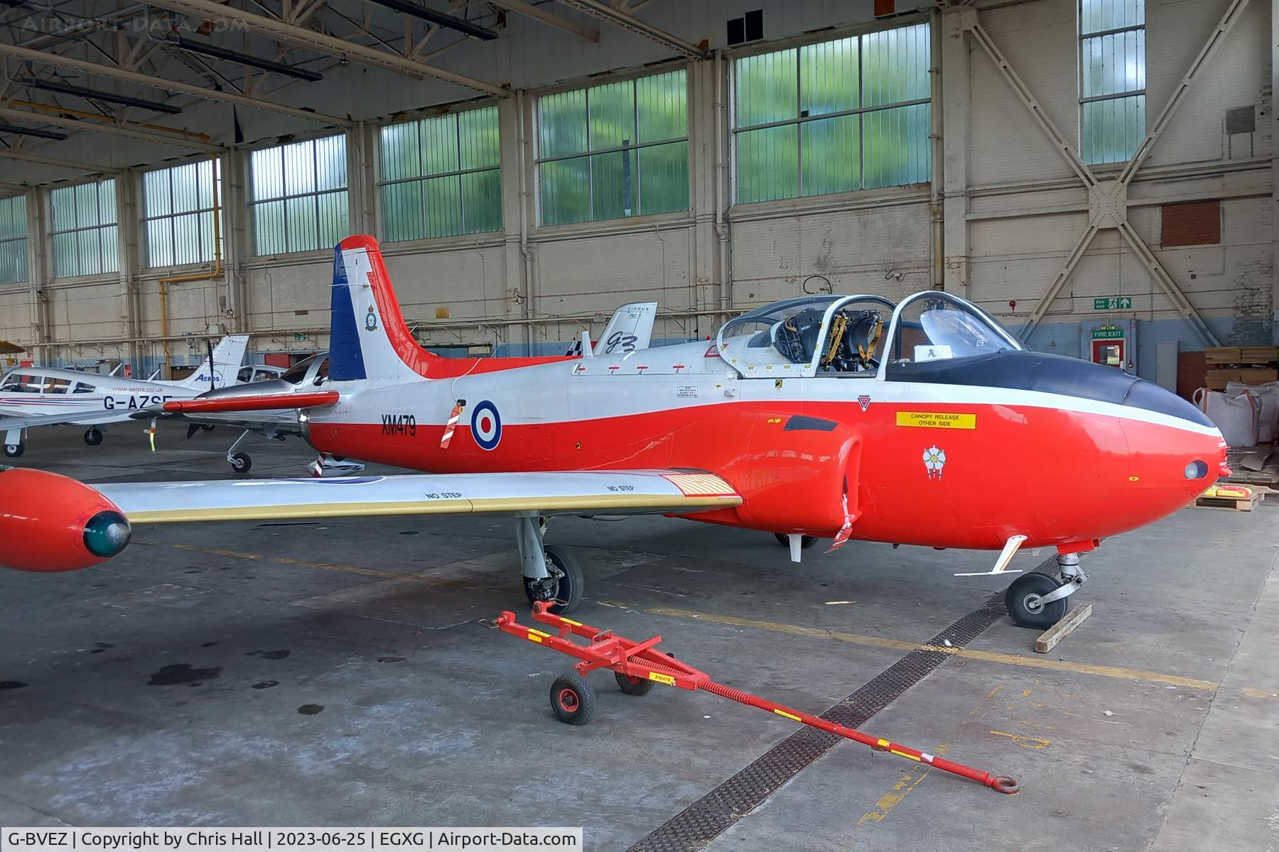 G-BVEZ, 1960 Hunting P-84 Jet Provost T.3A C/N PAC/W/9287, Church Fenton - Leeds East