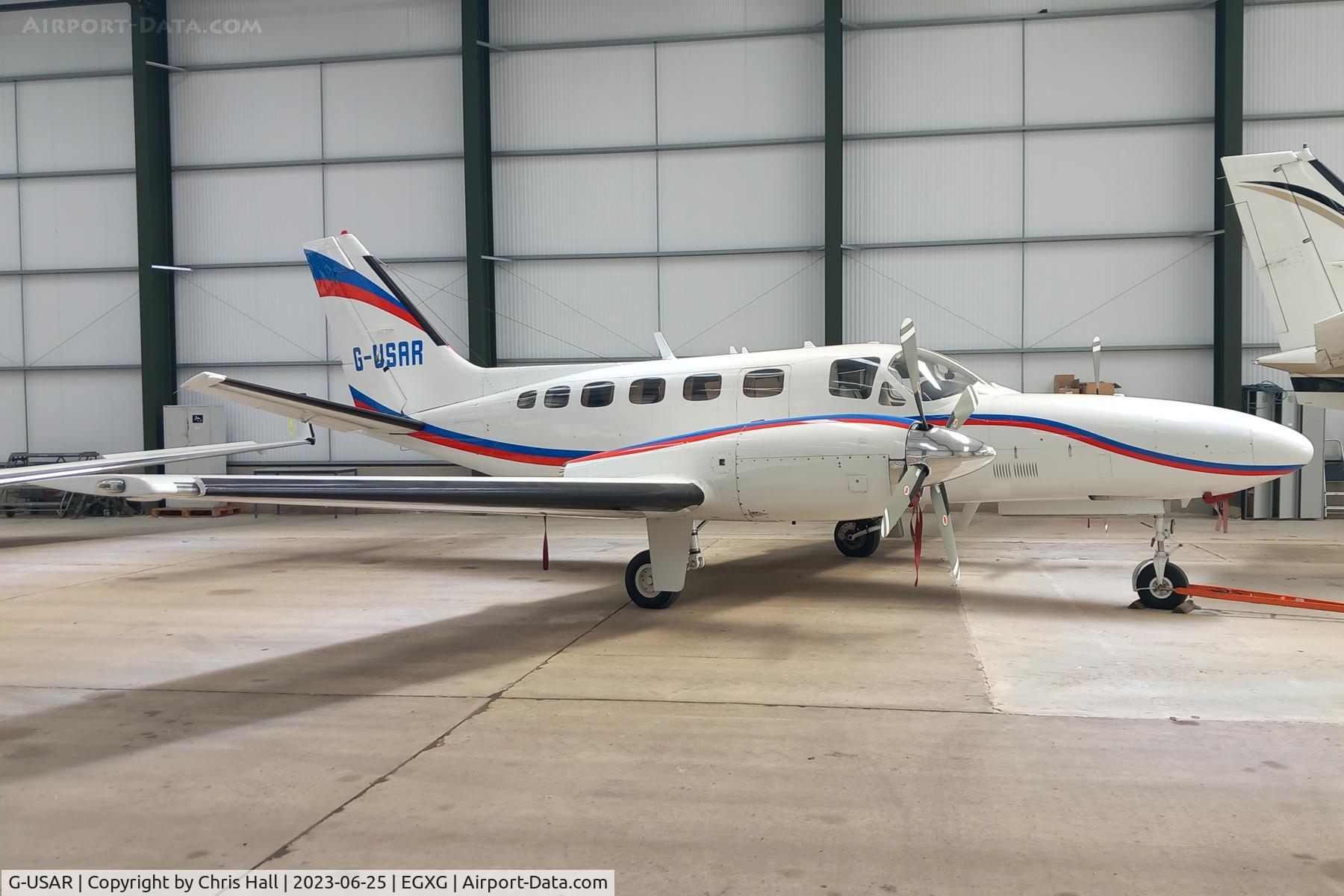 G-USAR, 1985 Cessna 441 Conquest II C/N 441-0355, Church Fenton - Leeds East