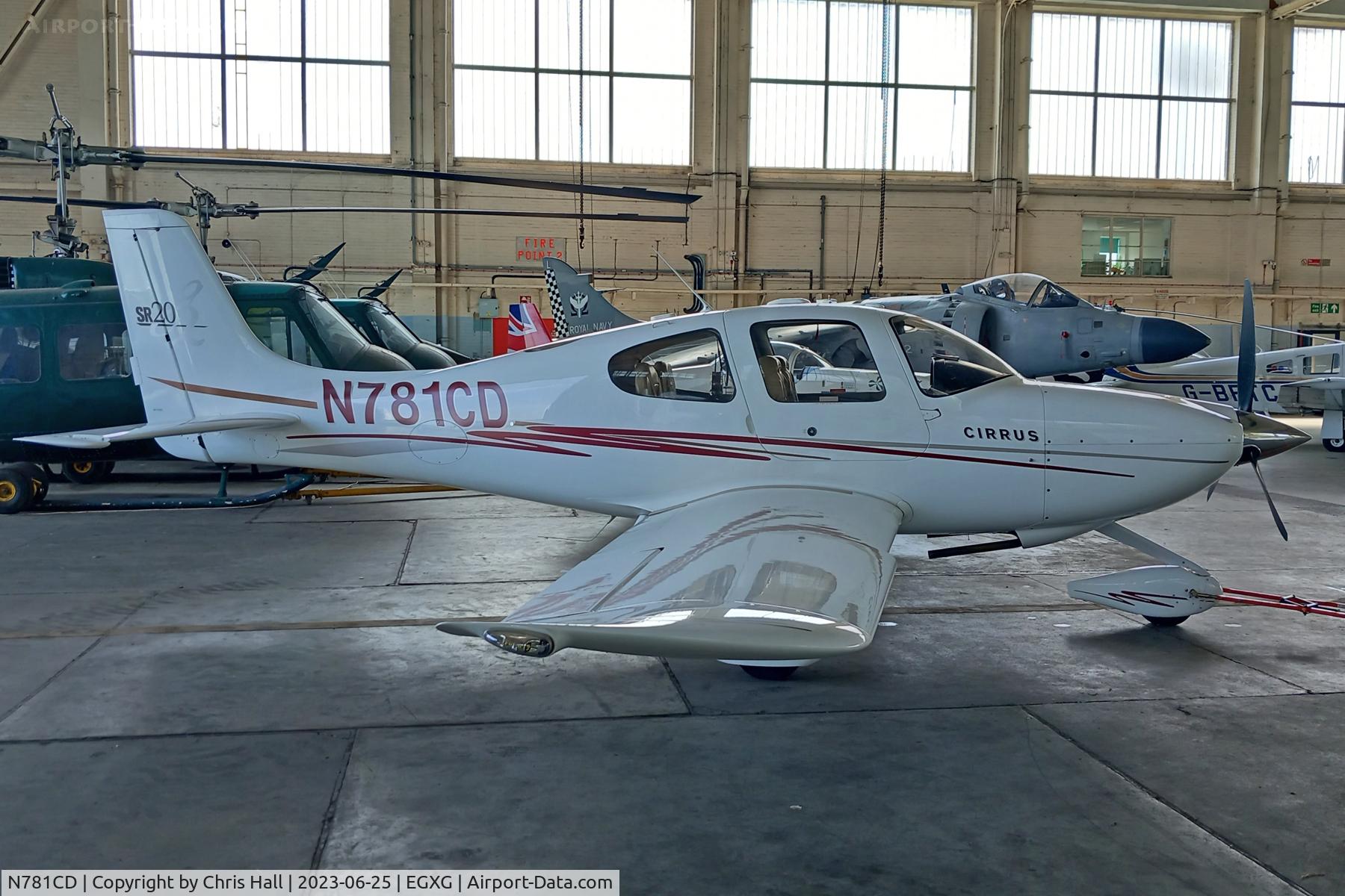 N781CD, 2004 Cirrus SR20 G2 C/N 1423, Church Fenton - Leeds East
