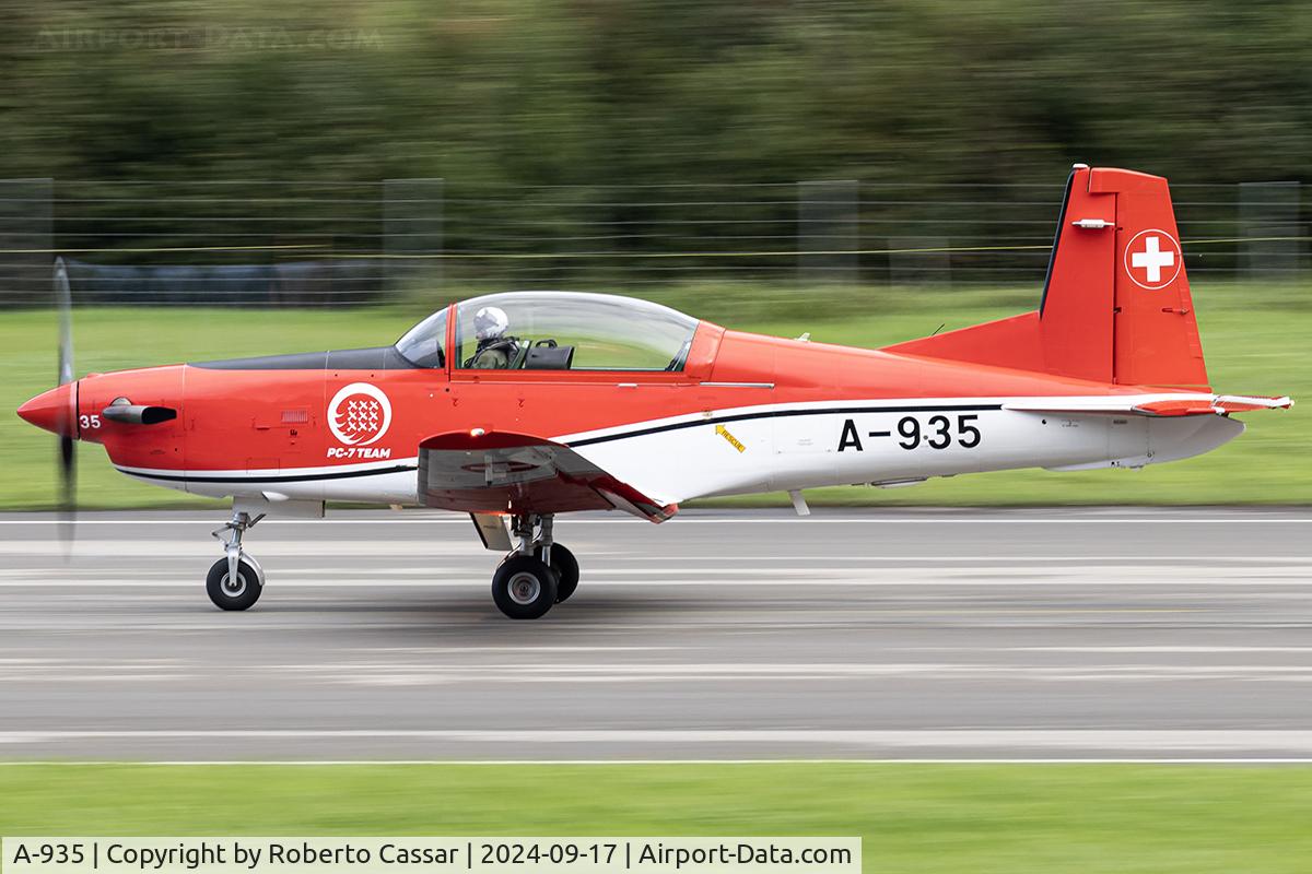 A-935, 1983 Pilatus PC-7 Turbo Trainer C/N 343, Meirignen AB